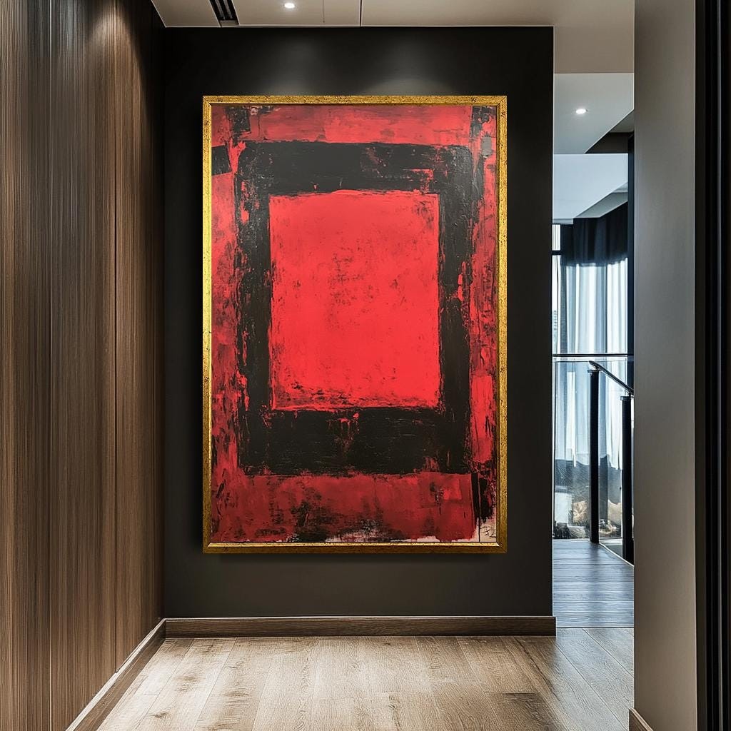 Mark Rothko Canvas ,Rothko Print, Abstract Color Field Art, Large Mini