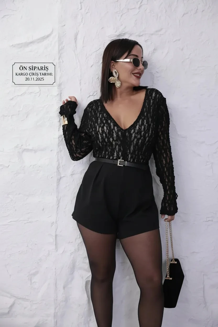 Dantelli Tulum Kemerli