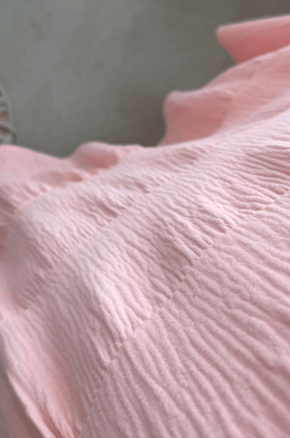 Sirince Keten Elbise Pembe