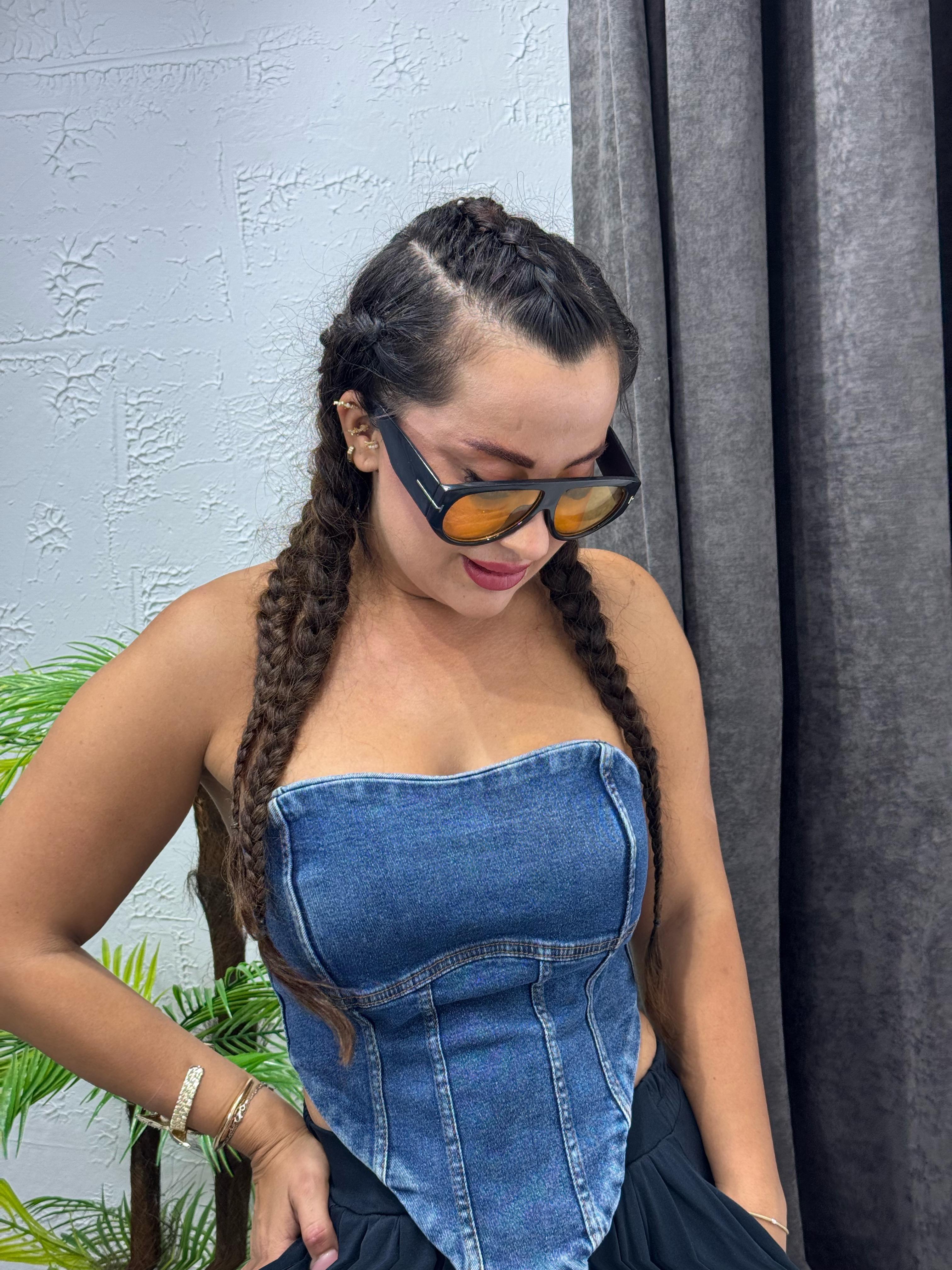pinterest üçgen tasarım denim crop