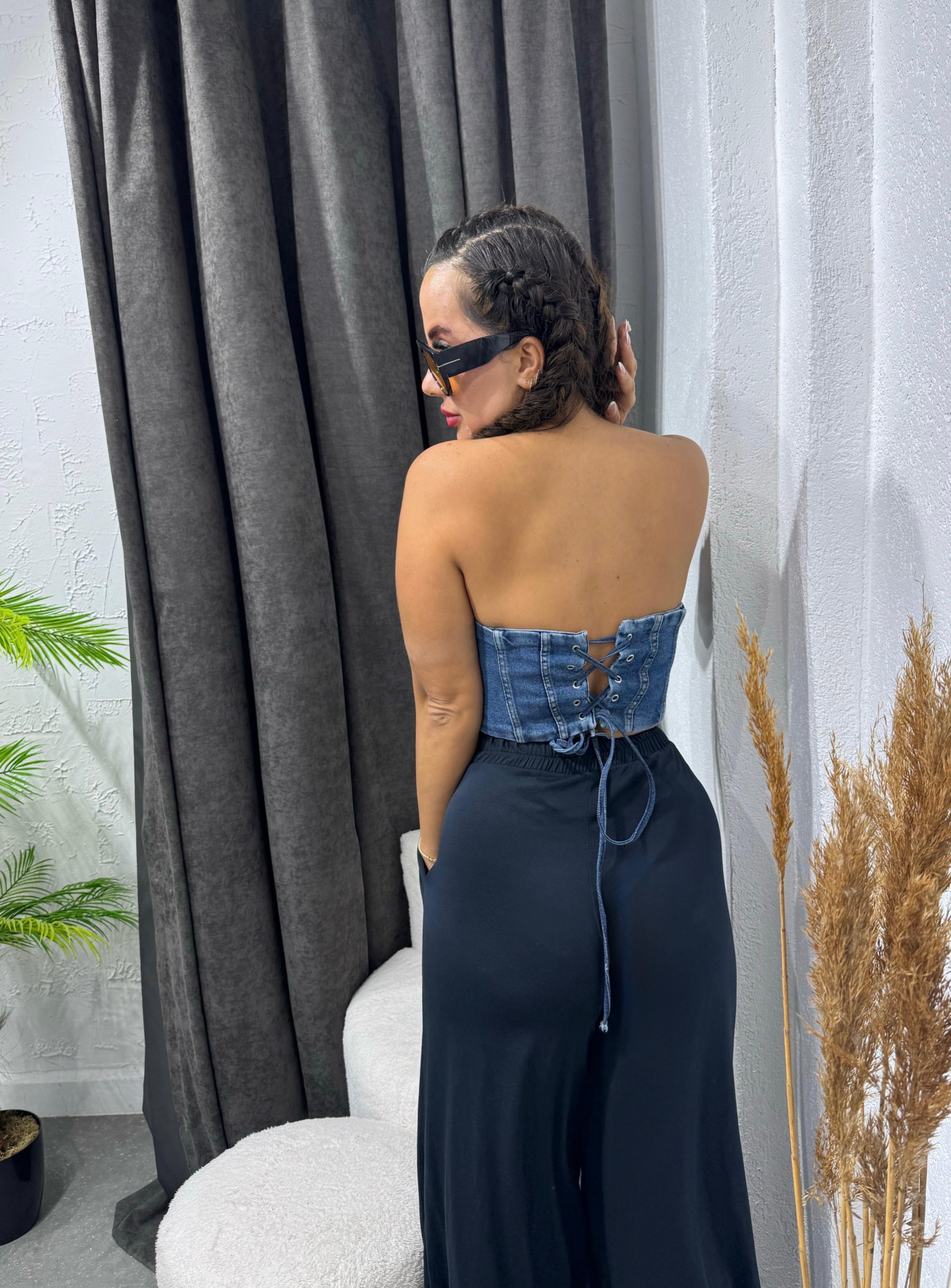 pinterest üçgen tasarım denim crop