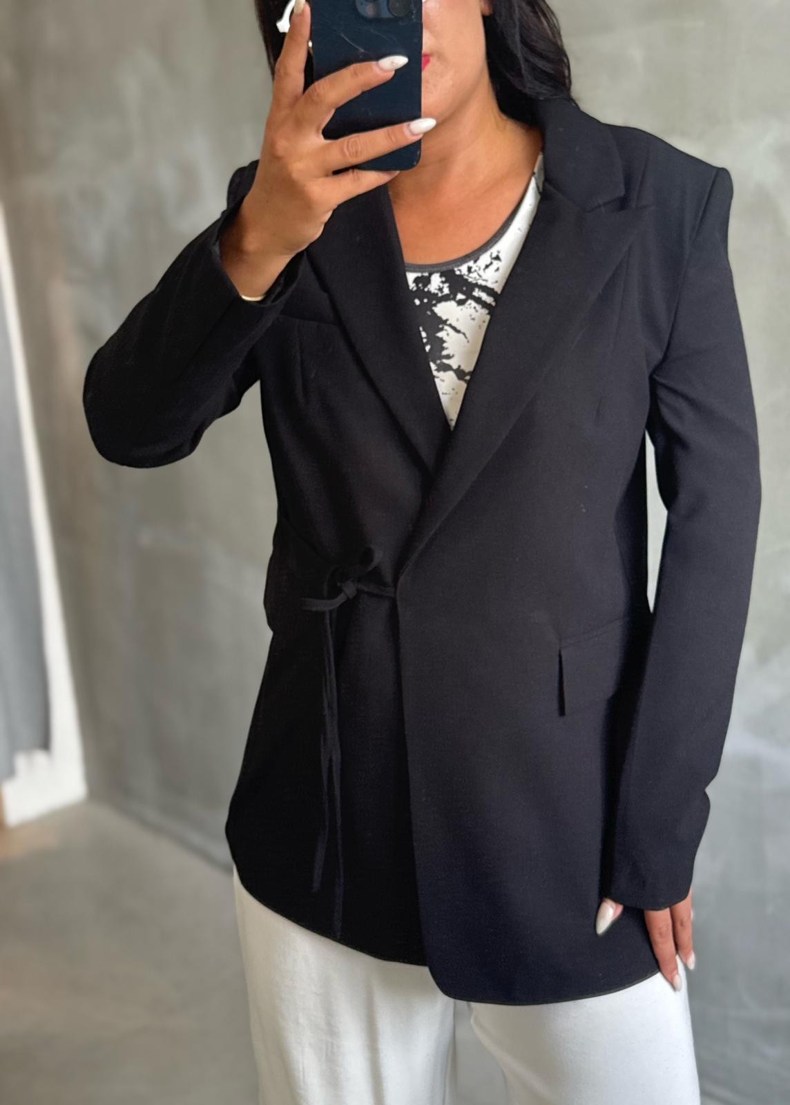 İp askılı blazer ceket