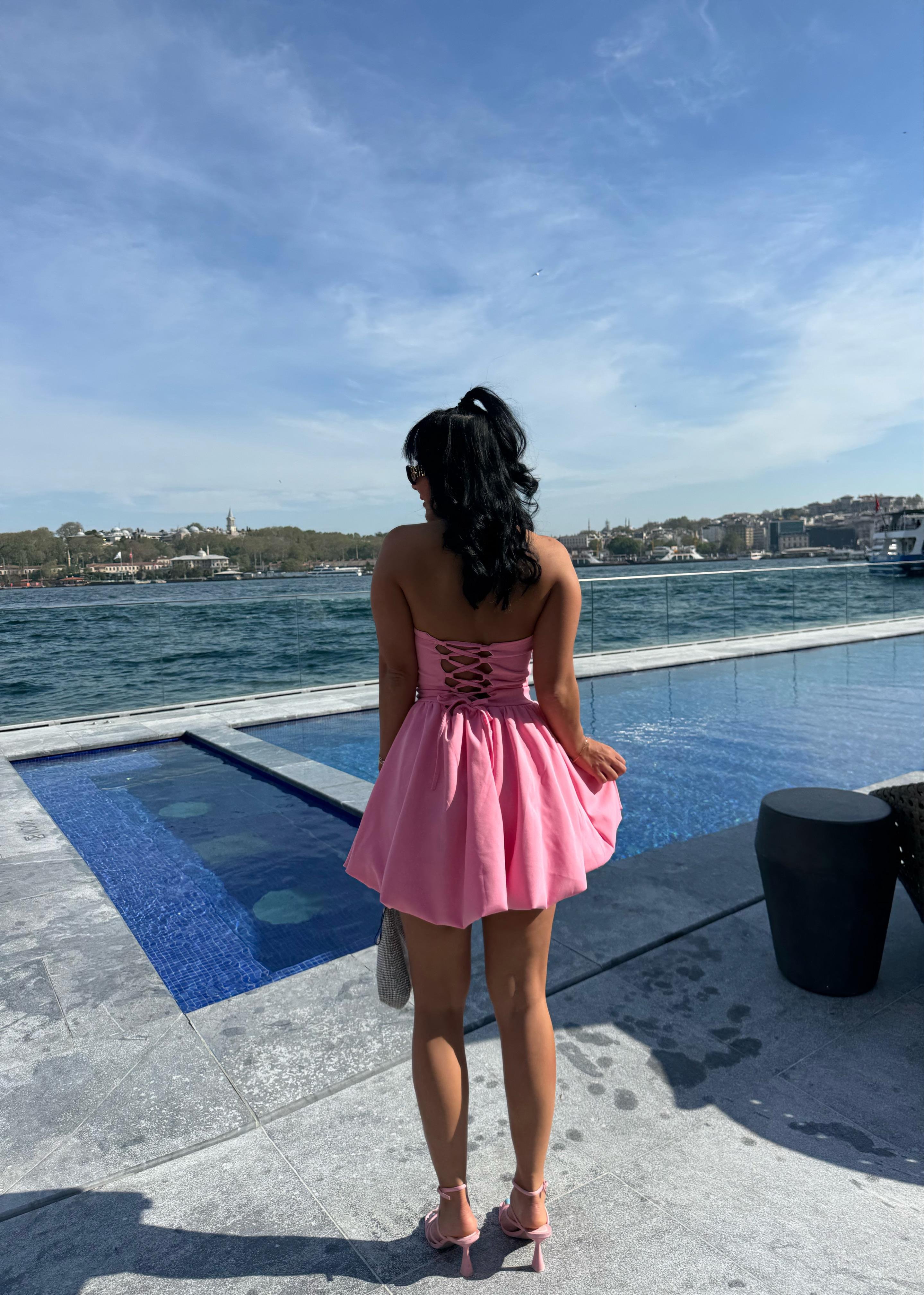 BARBİE BALON ELBISE