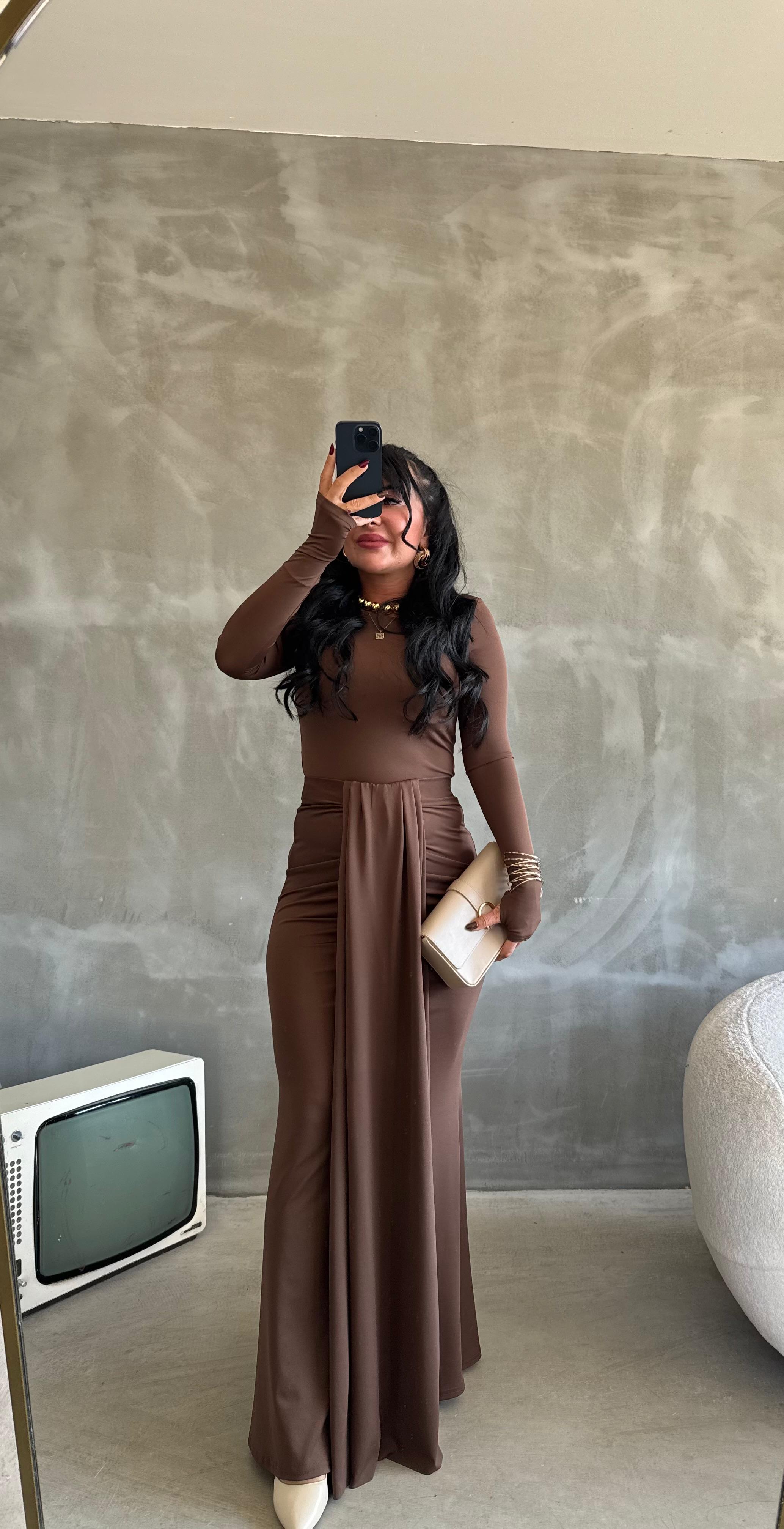 Erçel Tasarım Takım  Bordo - Kahverengi