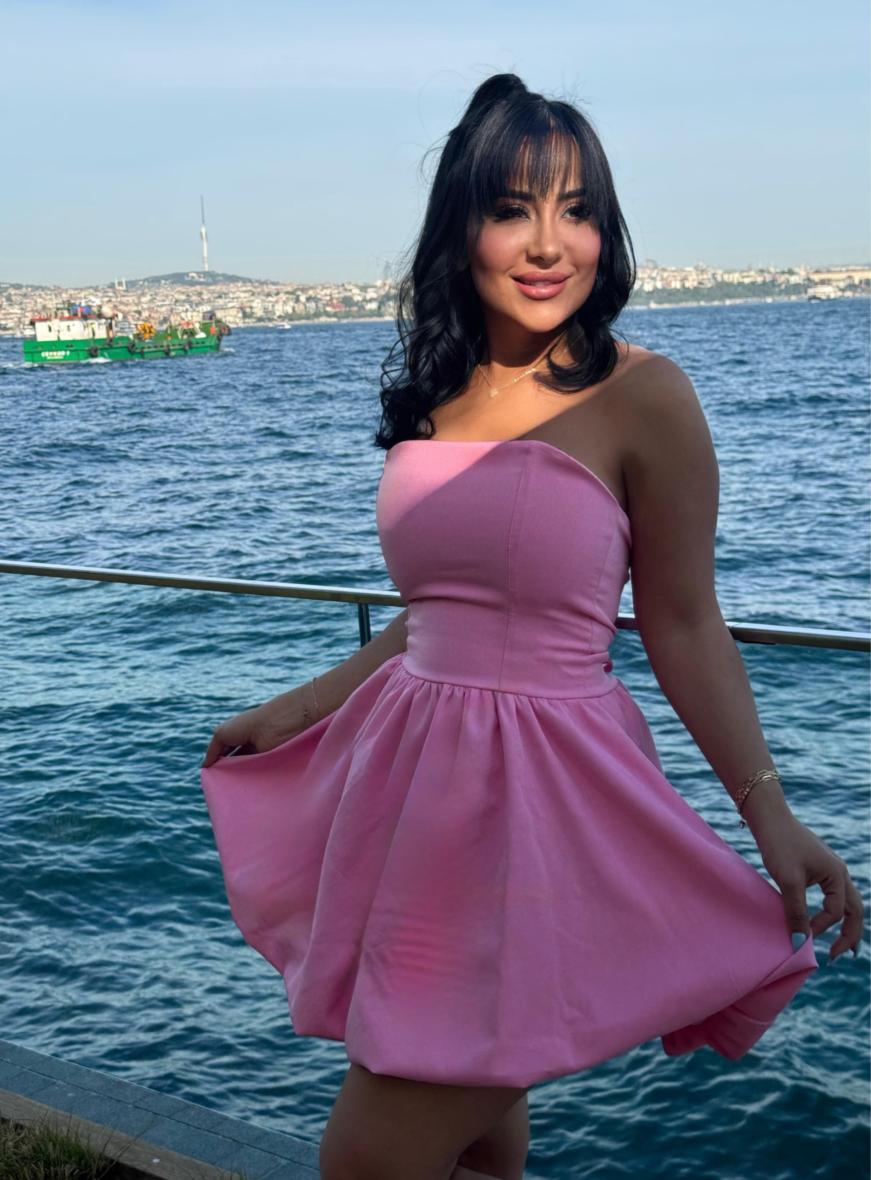 BARBİE BALON ELBISE