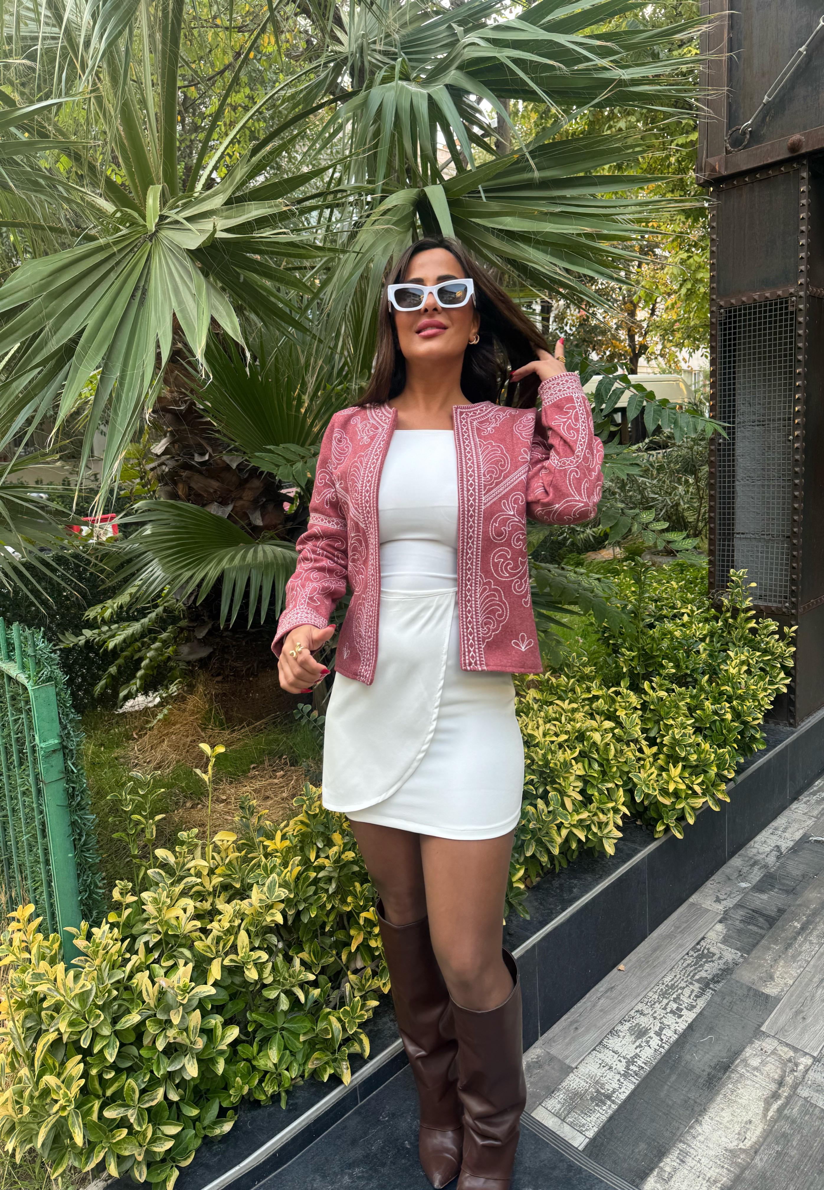 işlemeli tasarım ceket