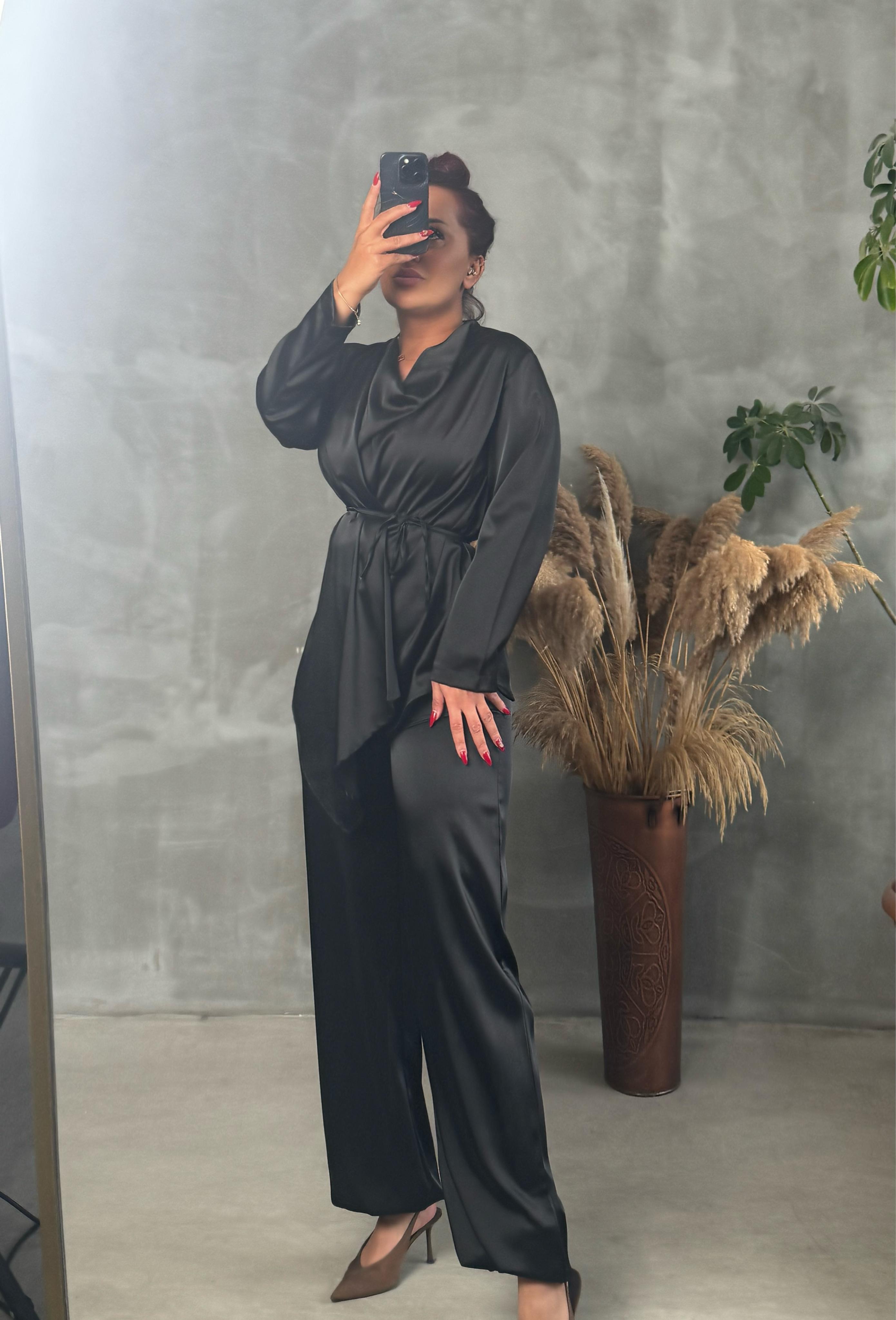 burcu tasarım saten takım