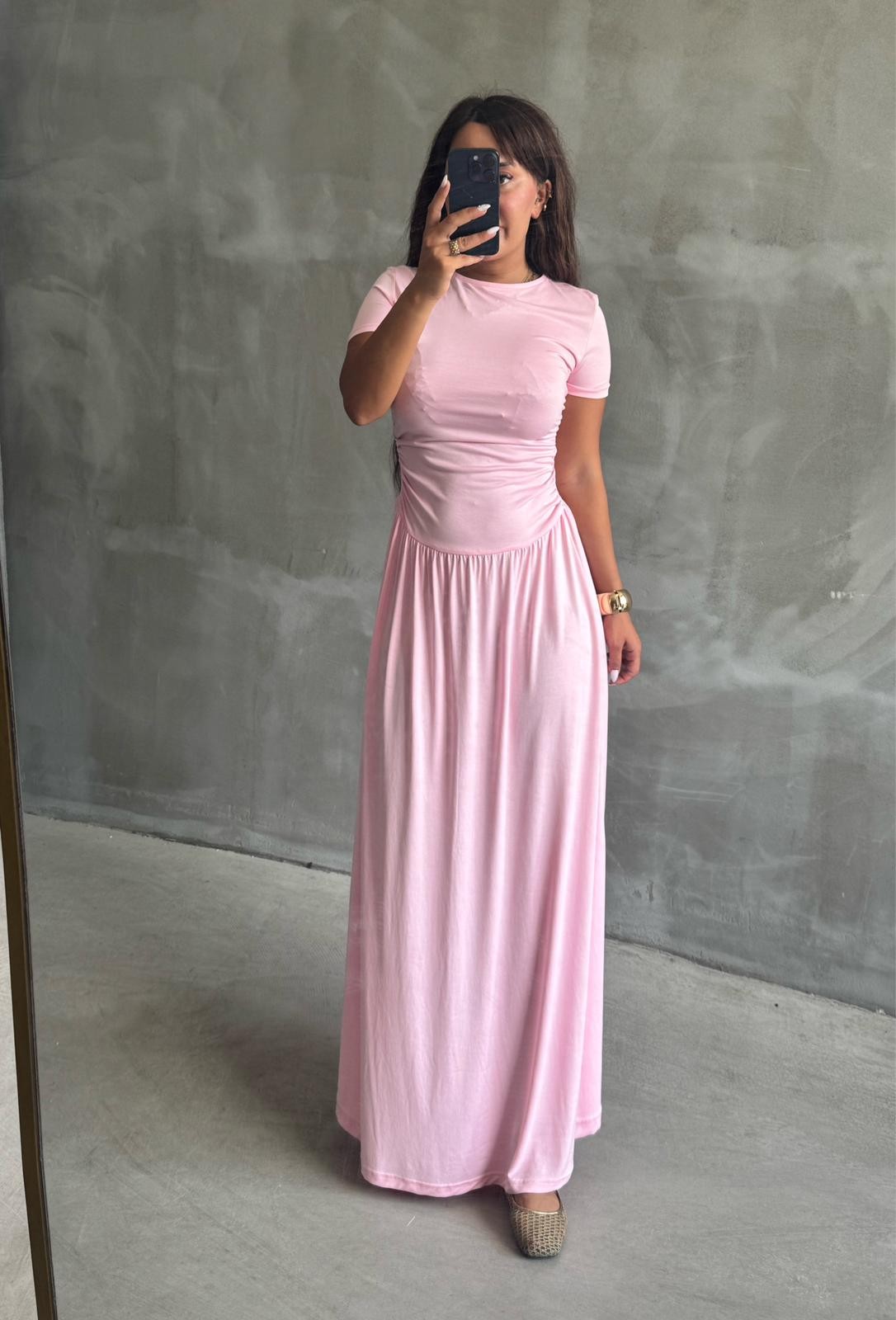 Ecem oysh Elbise - Pembe