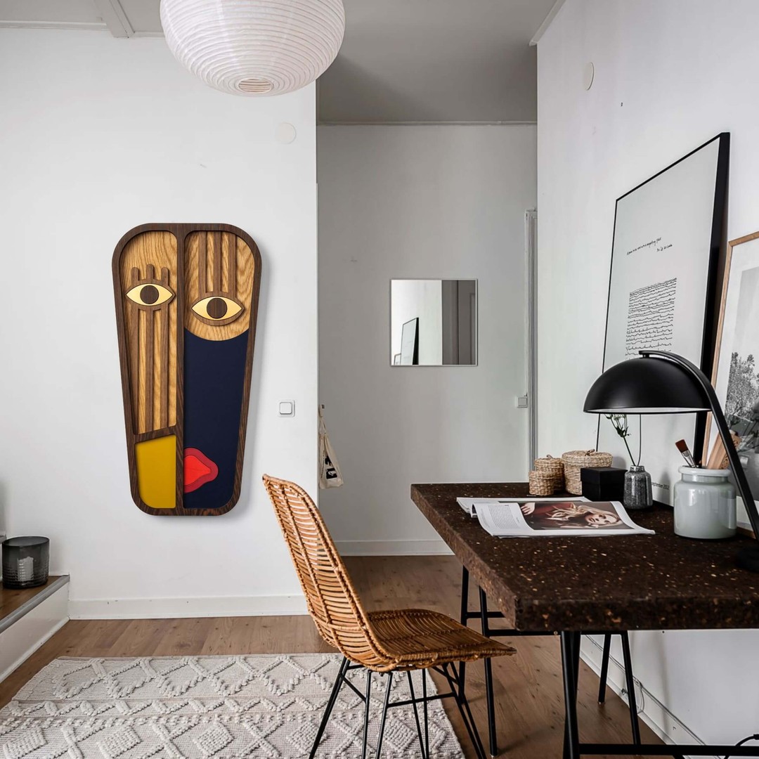 tunge protektor opretholde Gør din vægpynt mere bevægelig med Picasso Plakat Blå - Gul