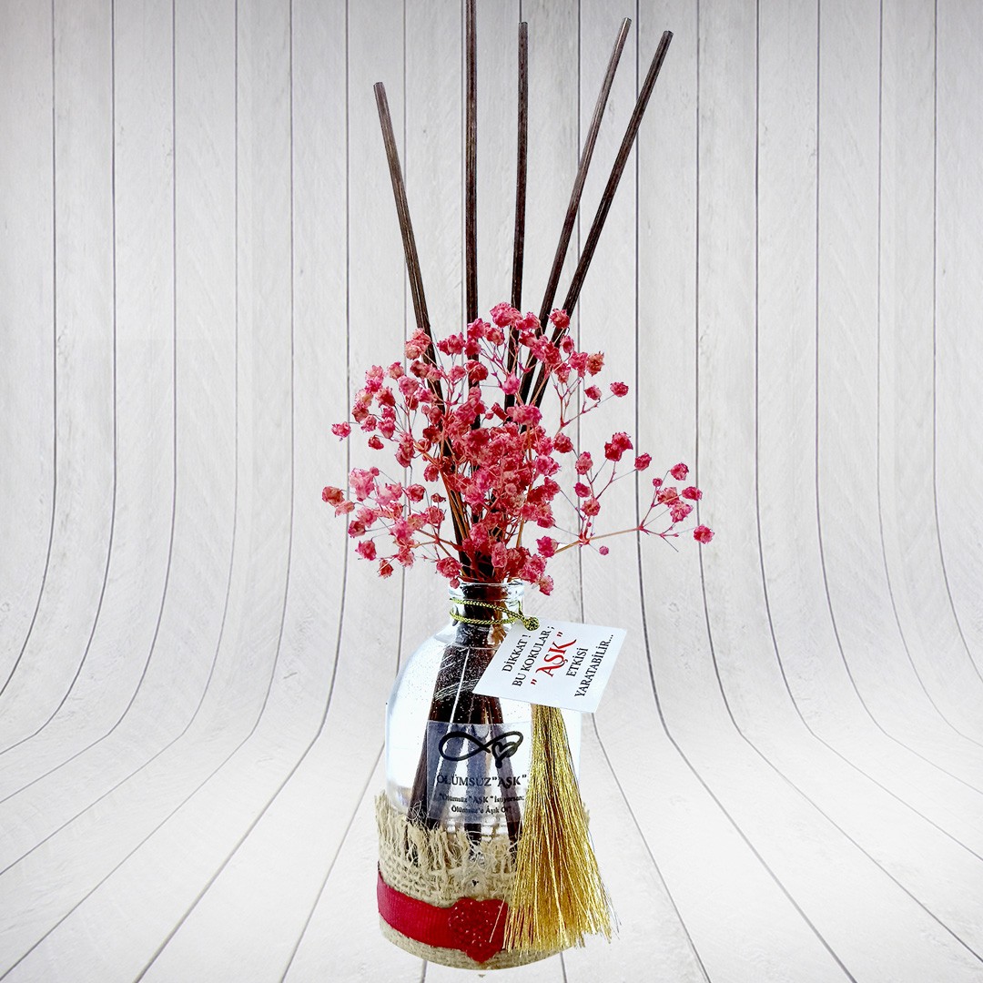 100 ml Silindir Bambu Çubuklu Oda Kokuları Reed Diffuser Oda Parfümü Ortam Kokusu