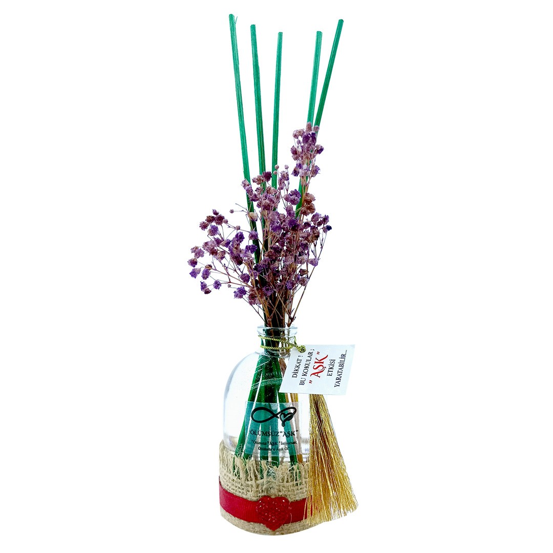 100 ml Silindir Bambu Çubuklu Oda Kokuları Reed Diffuser Oda Parfümü Ortam Kokusu