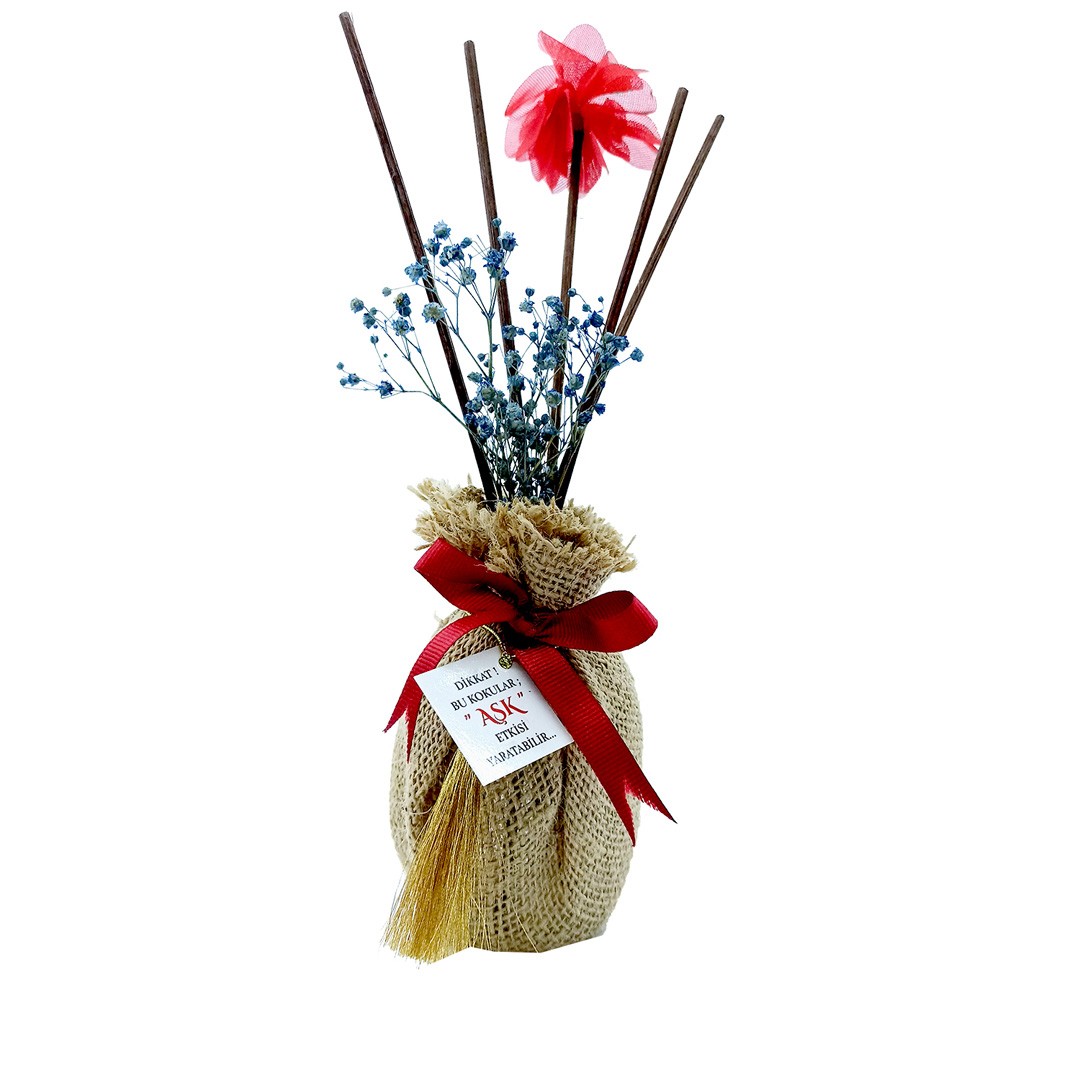 Hasır Seri Bambu Çubuklu Oda Kokuları Reed Diffuser Oda Parfümü Ortam Kokusu - 100 ML