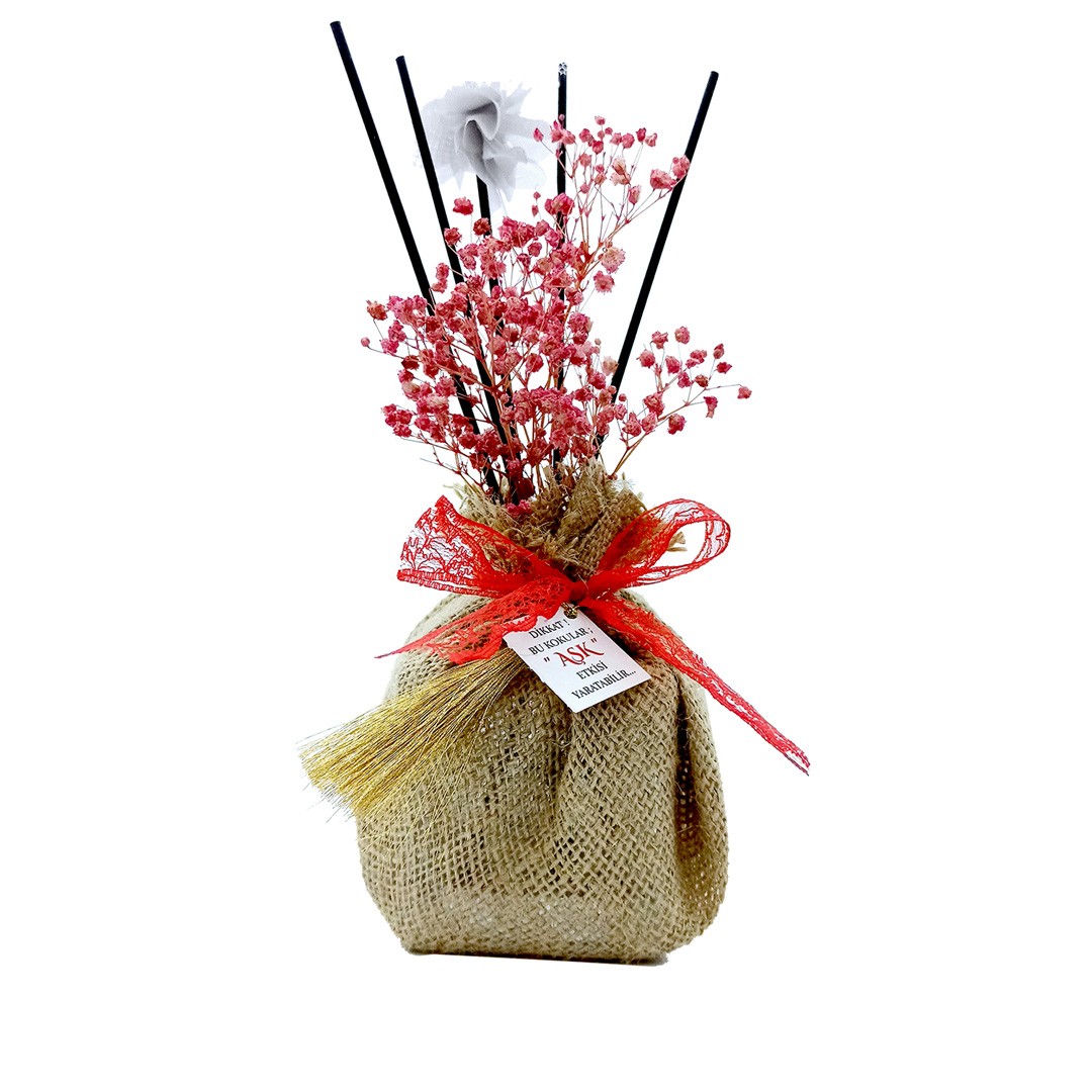 Hasır Seri Bambu Çubuklu Oda Kokuları Reed Diffuser Oda Parfümü Ortam Kokusu - 200 ML