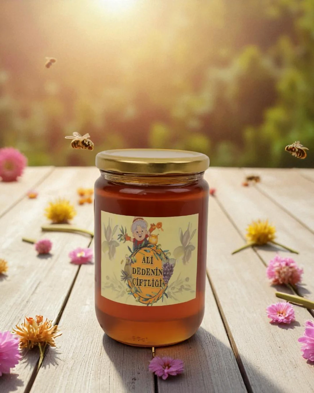 Doğal Çam Balı 1 KG - Katkısız ve Saf Çam Balı | Ali Dede’nin Çiftliği