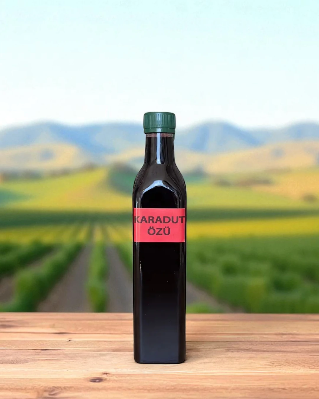 Doğal Karadut Özü 750 ml | Şekersiz, Katkısız, Yoğun Konsantre | Ali Dedenin Çiftliği