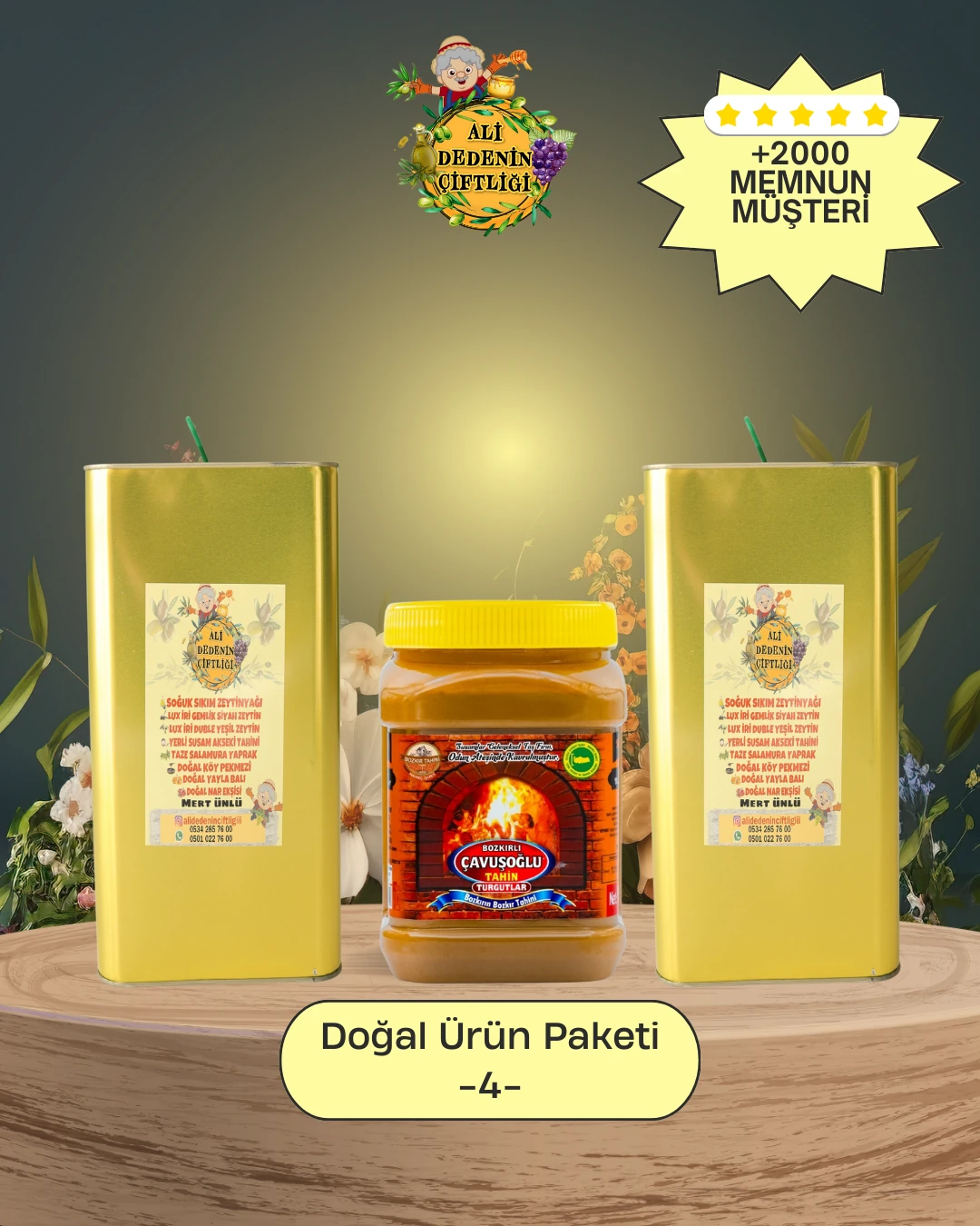 DOĞAL ÜRÜN PAKETİ 4 | Ali Dedenin Çiftliği