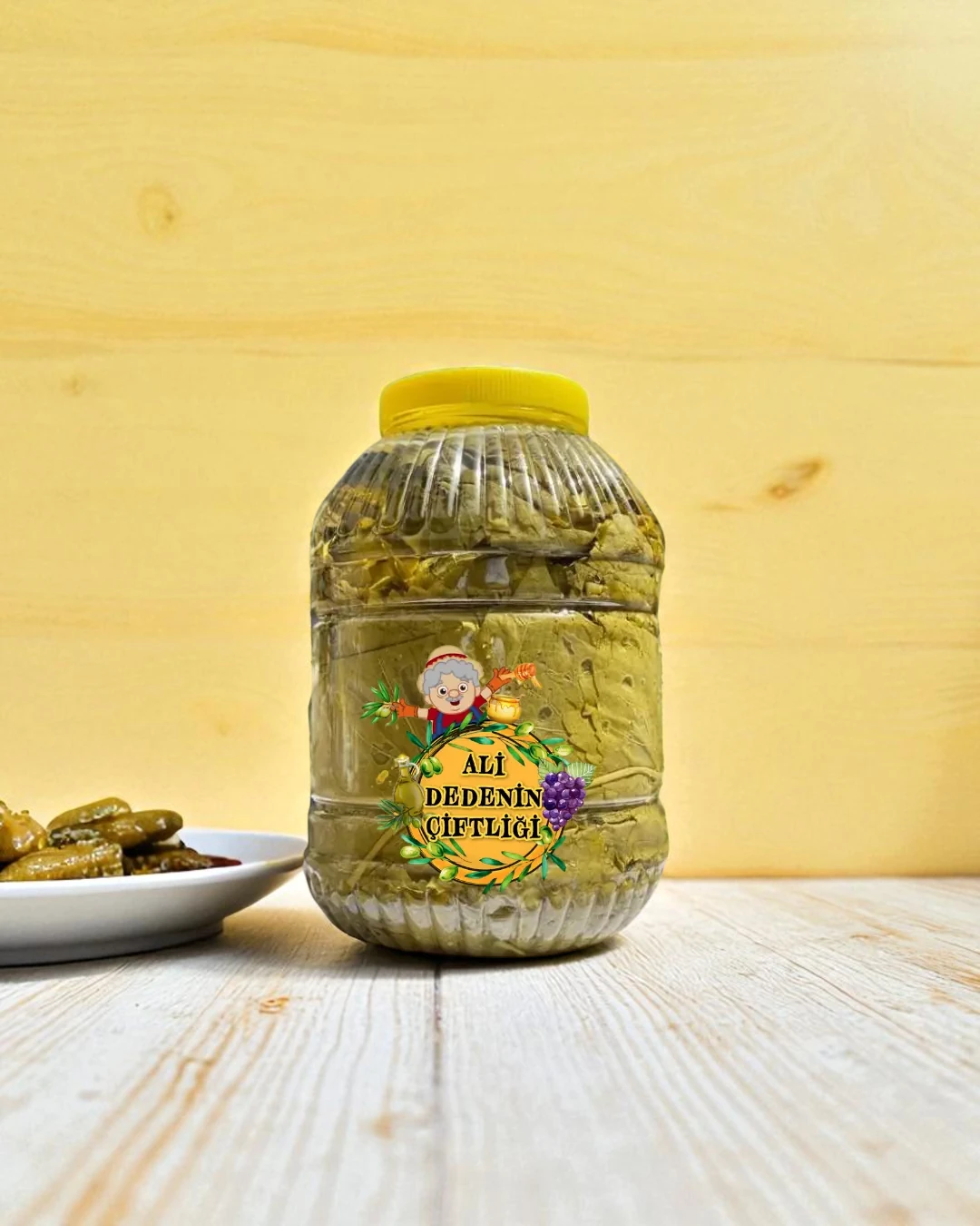 Manisa Sultaniye 5 kg. Salamura Asma Yaprağı – İnce Damarsız, El İşi Seçme Yaprak