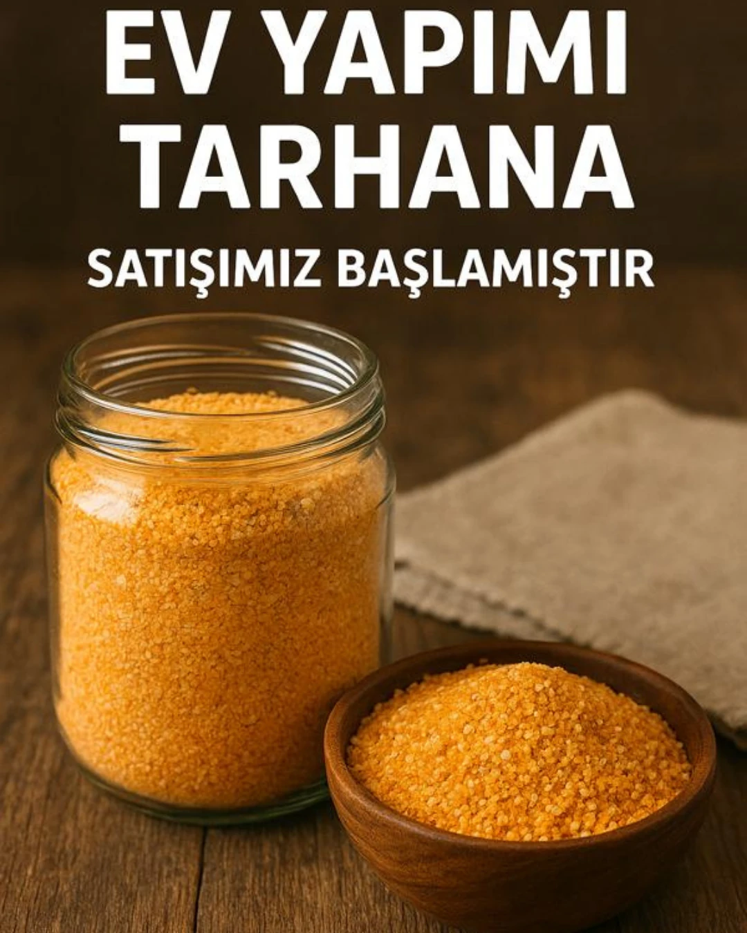 Ev Yapımı Katkısız 1 KG Tarhana – Geleneksel Lezzet