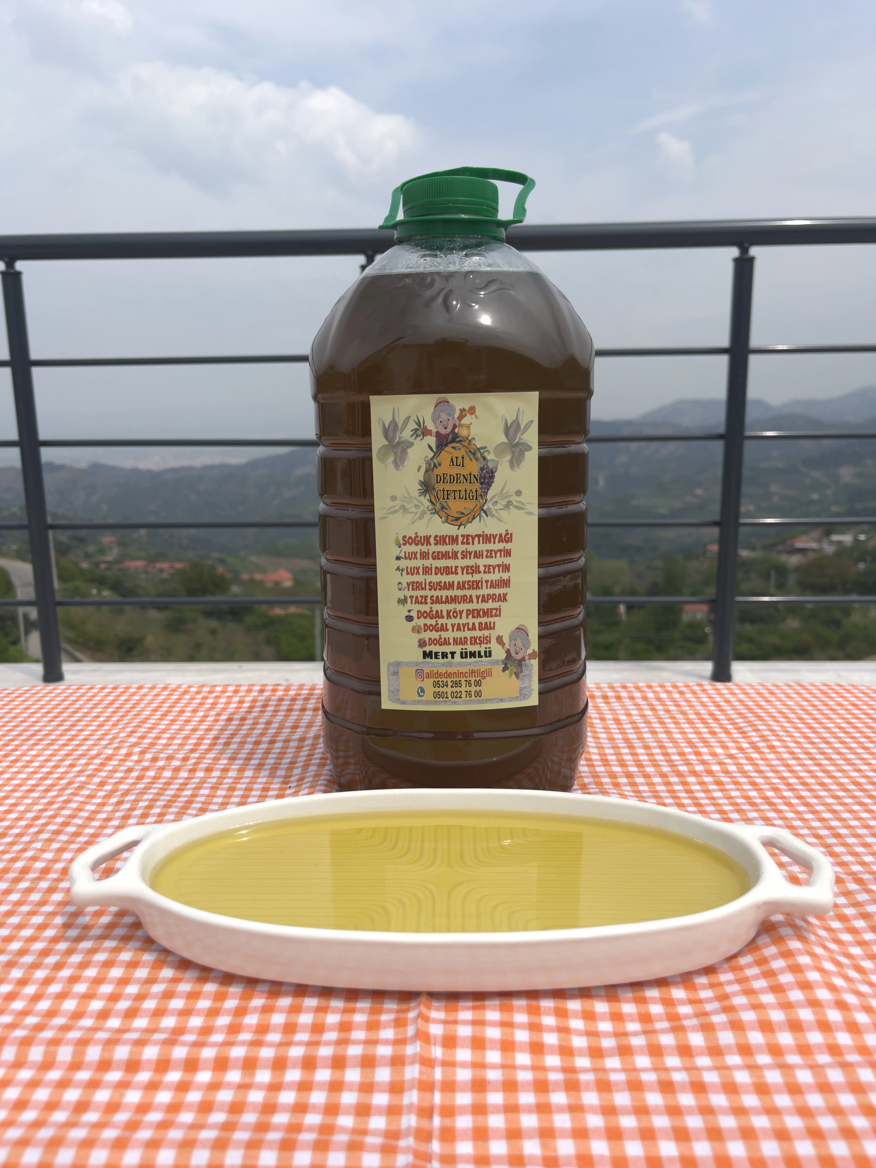 15 Litre ERKEN HASAT Soğuk Sıkım Ayvalık Zeytinyağı (PET) | Katkısız ve Doğal | ALİ DEDENİN ÇİFTLİĞİ