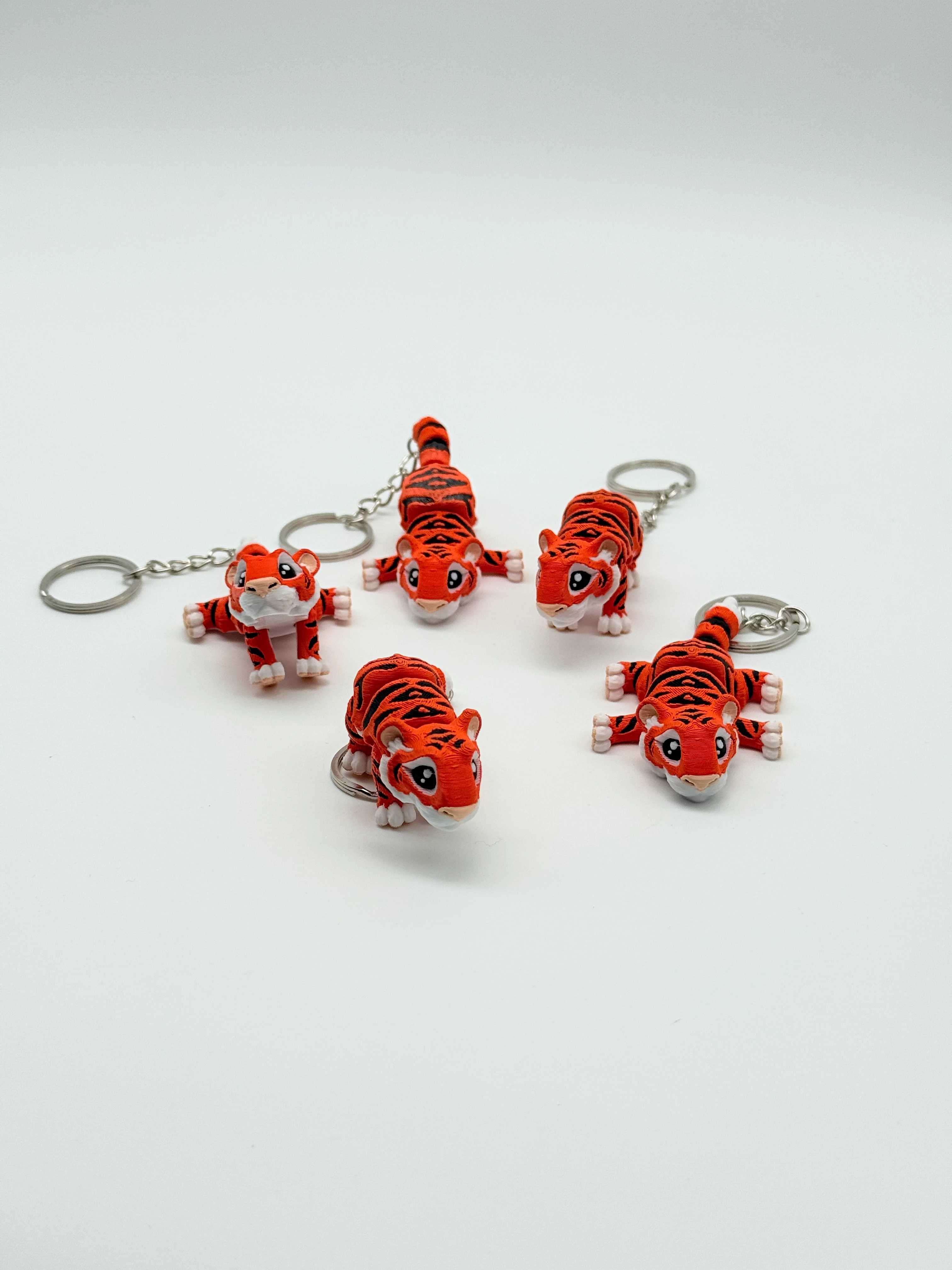 Hareketli Kaplan Anahtarlık