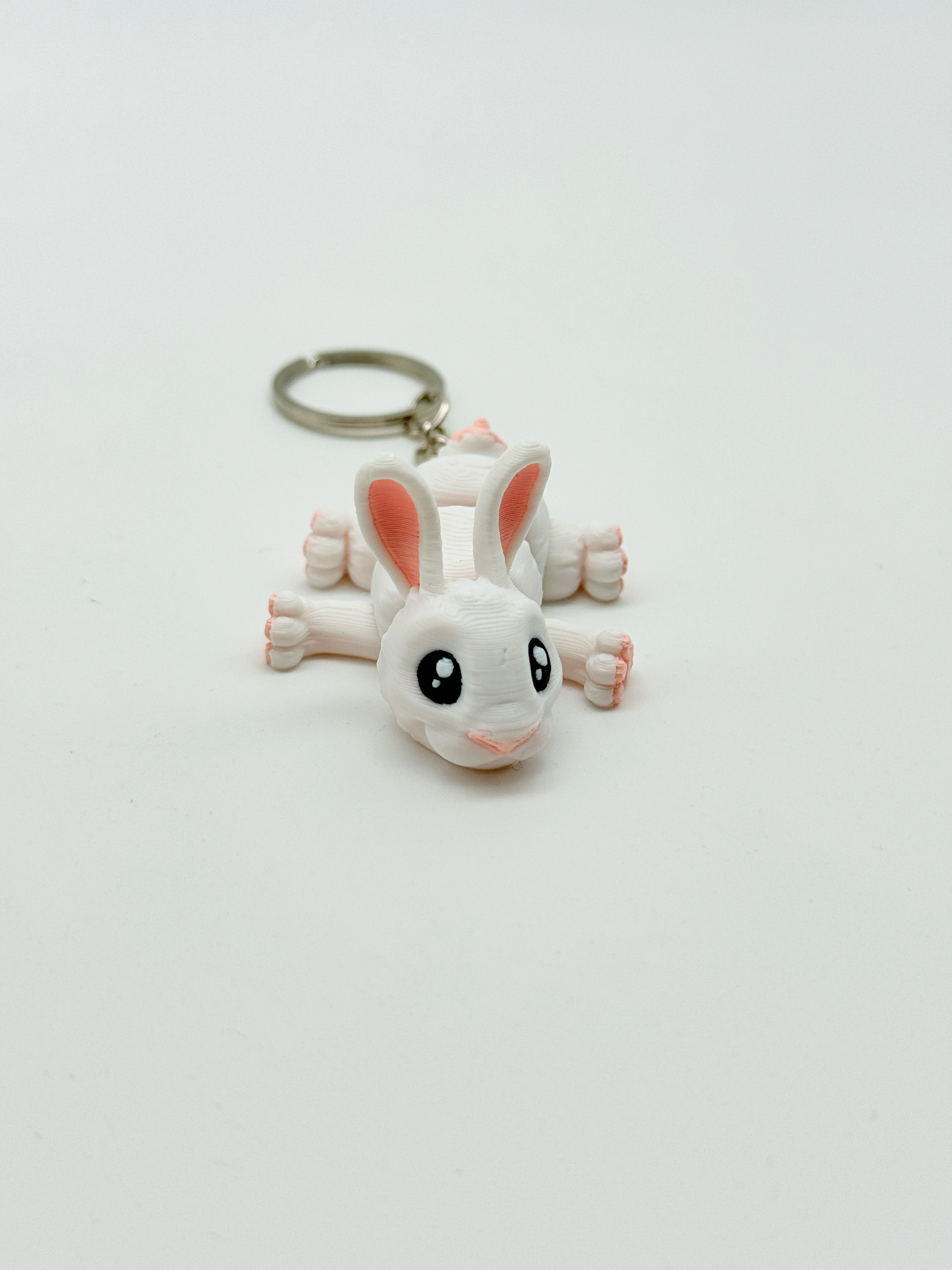 Şirin Hareketli Tavşan Anahtarlık