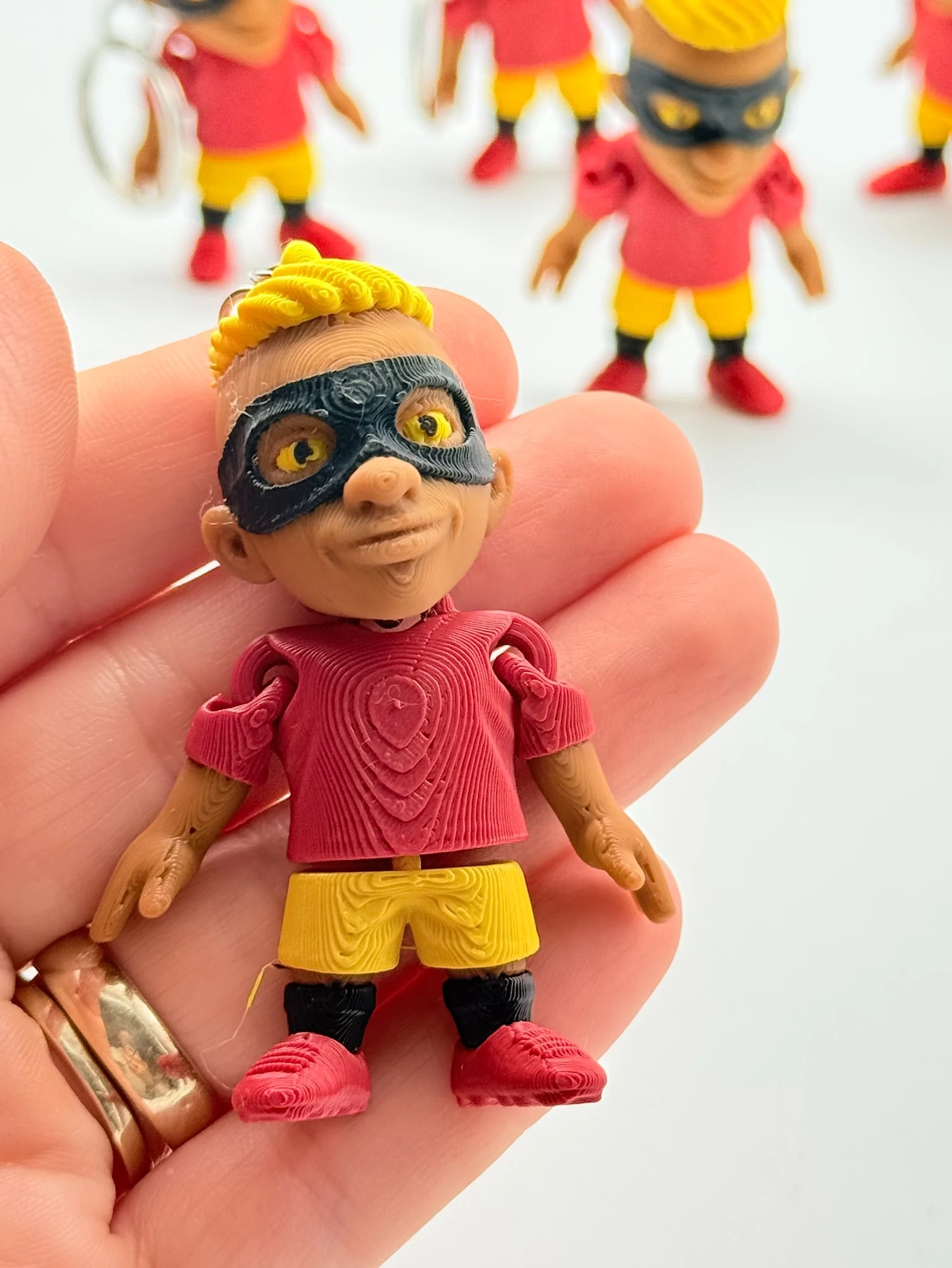 Hareketli Eklemli Osimhen Anahtarlık