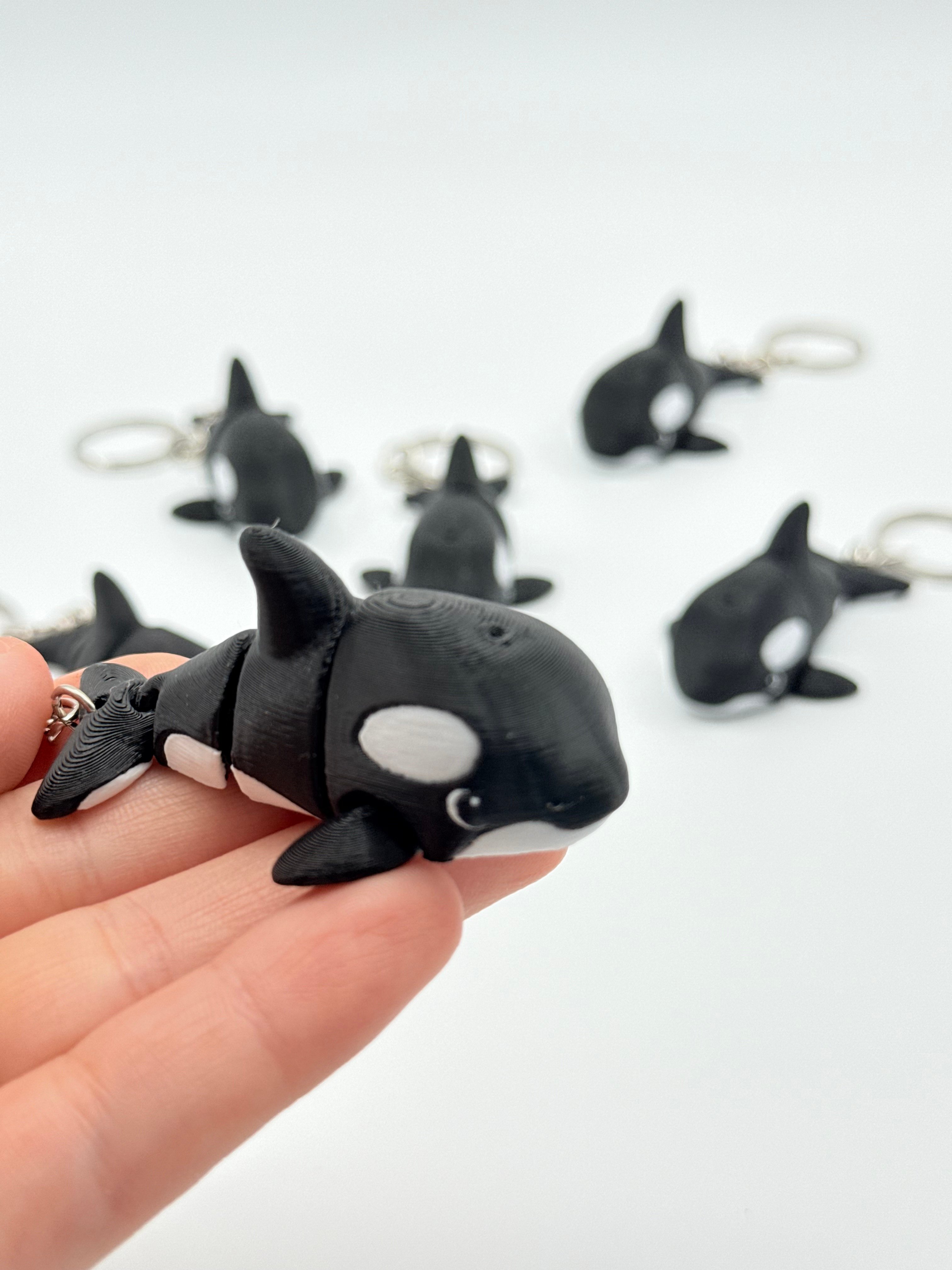 Hareketli Orca Anahtarlık