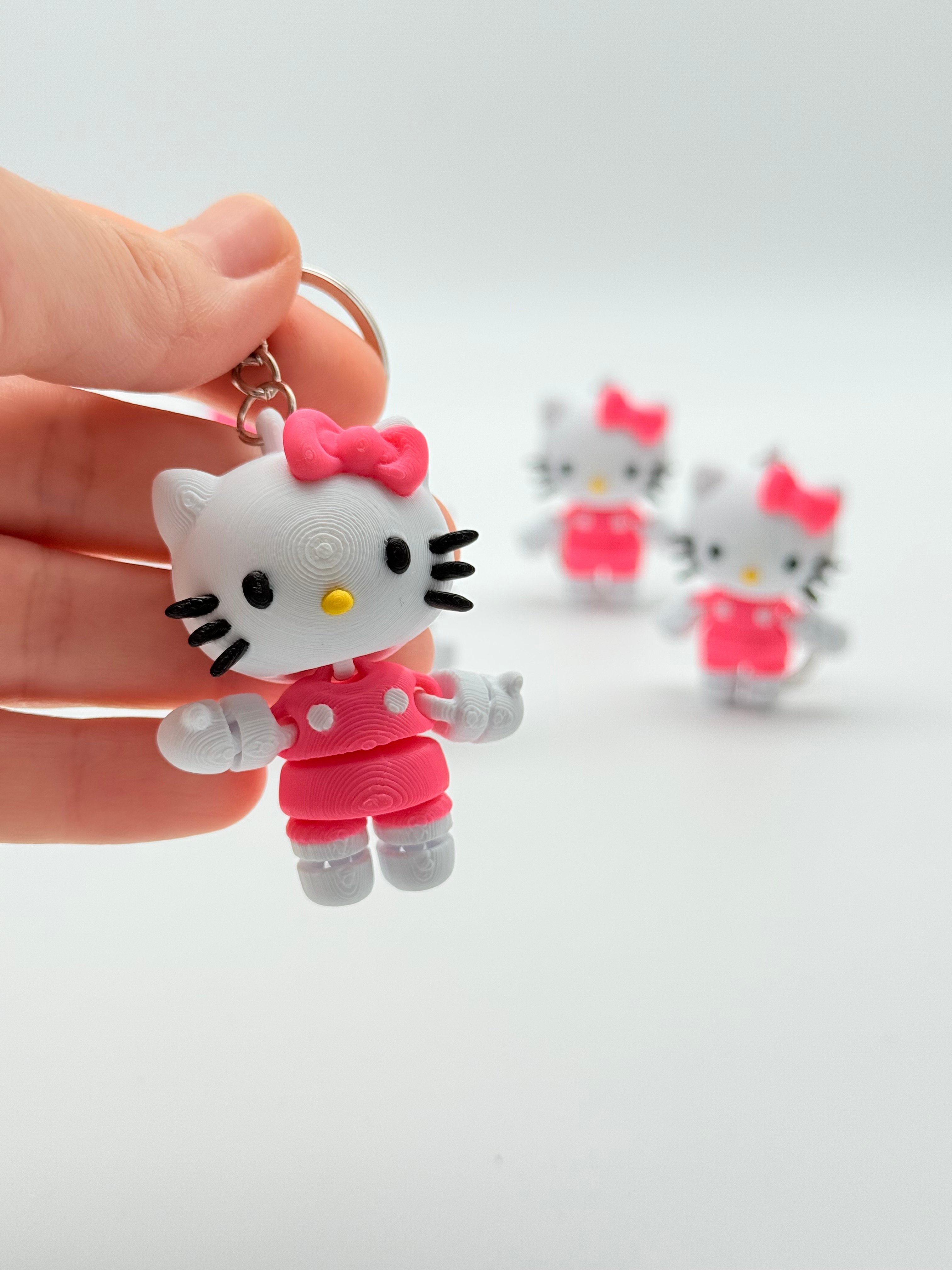 Hareketli Hello Kitty Anahtarlık
