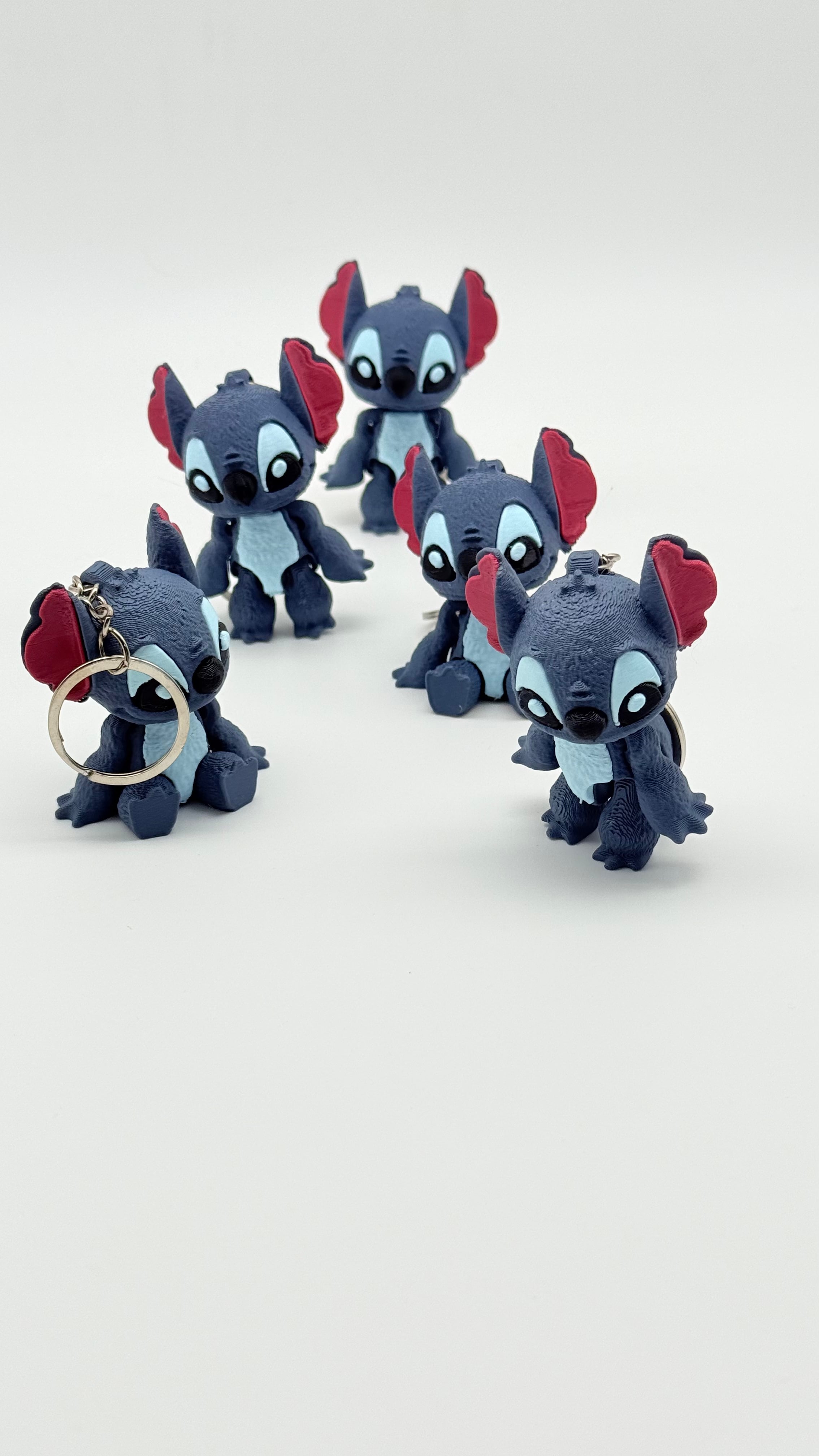 Hareketli Eklemli Stitch Anahtarlık