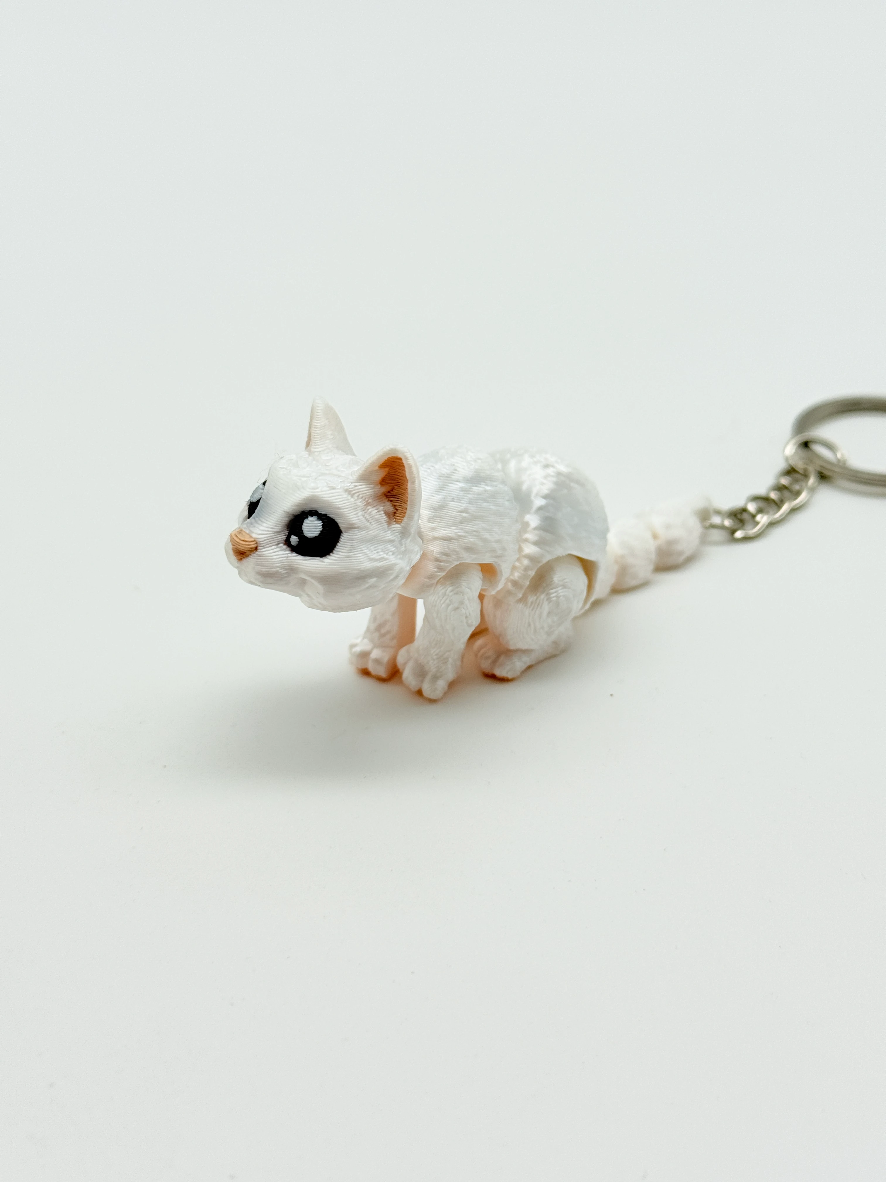 Şirin Hareketli Kedi Anahtarlık