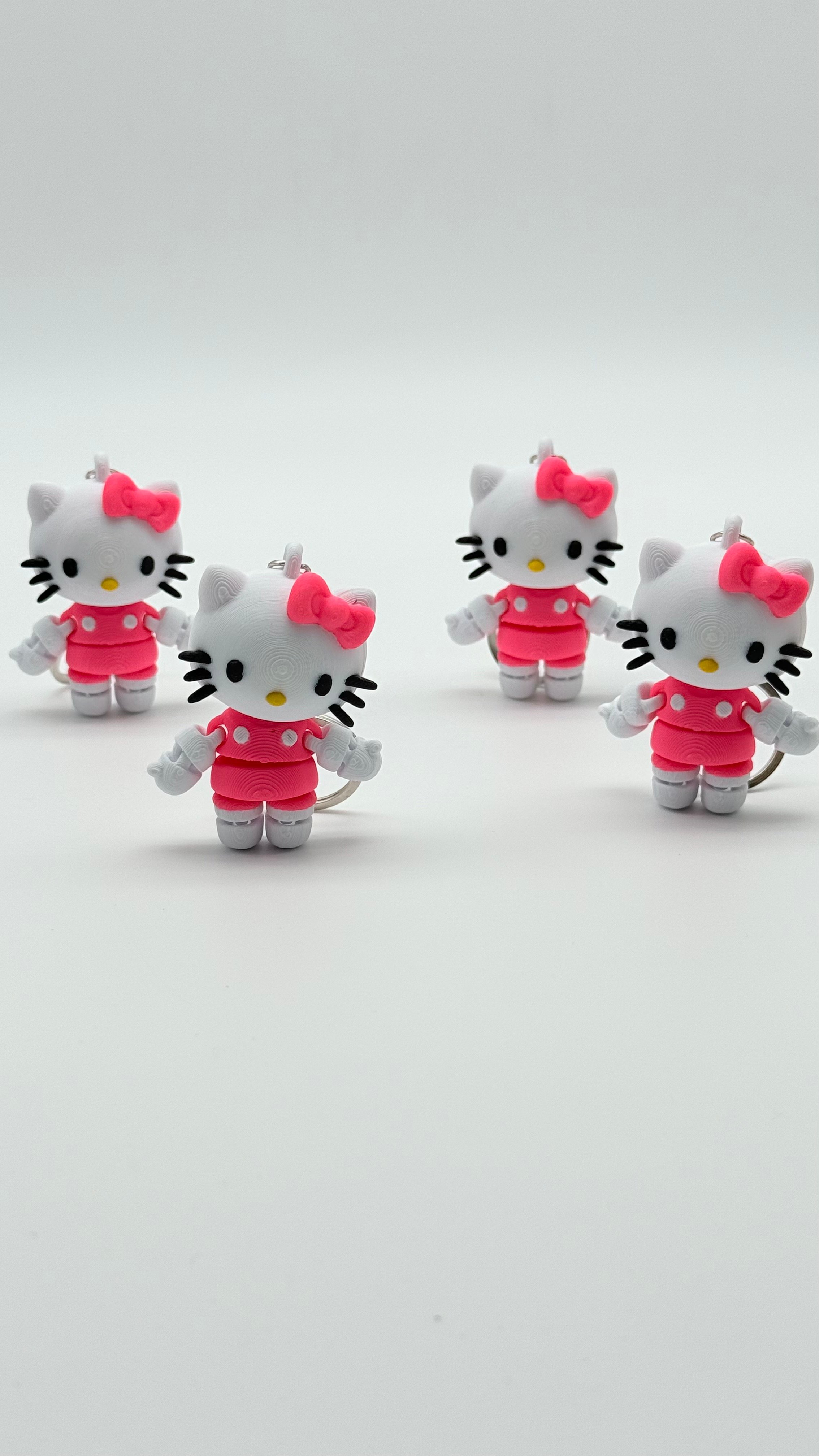 Hareketli Hello Kitty Anahtarlık