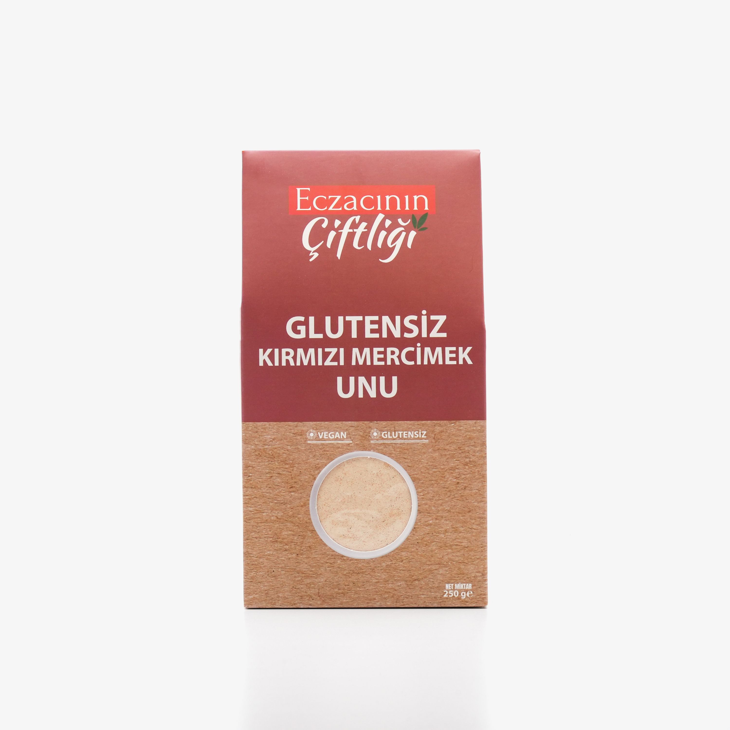 Glutensiz Kırmızı Mercimek Unu 250g