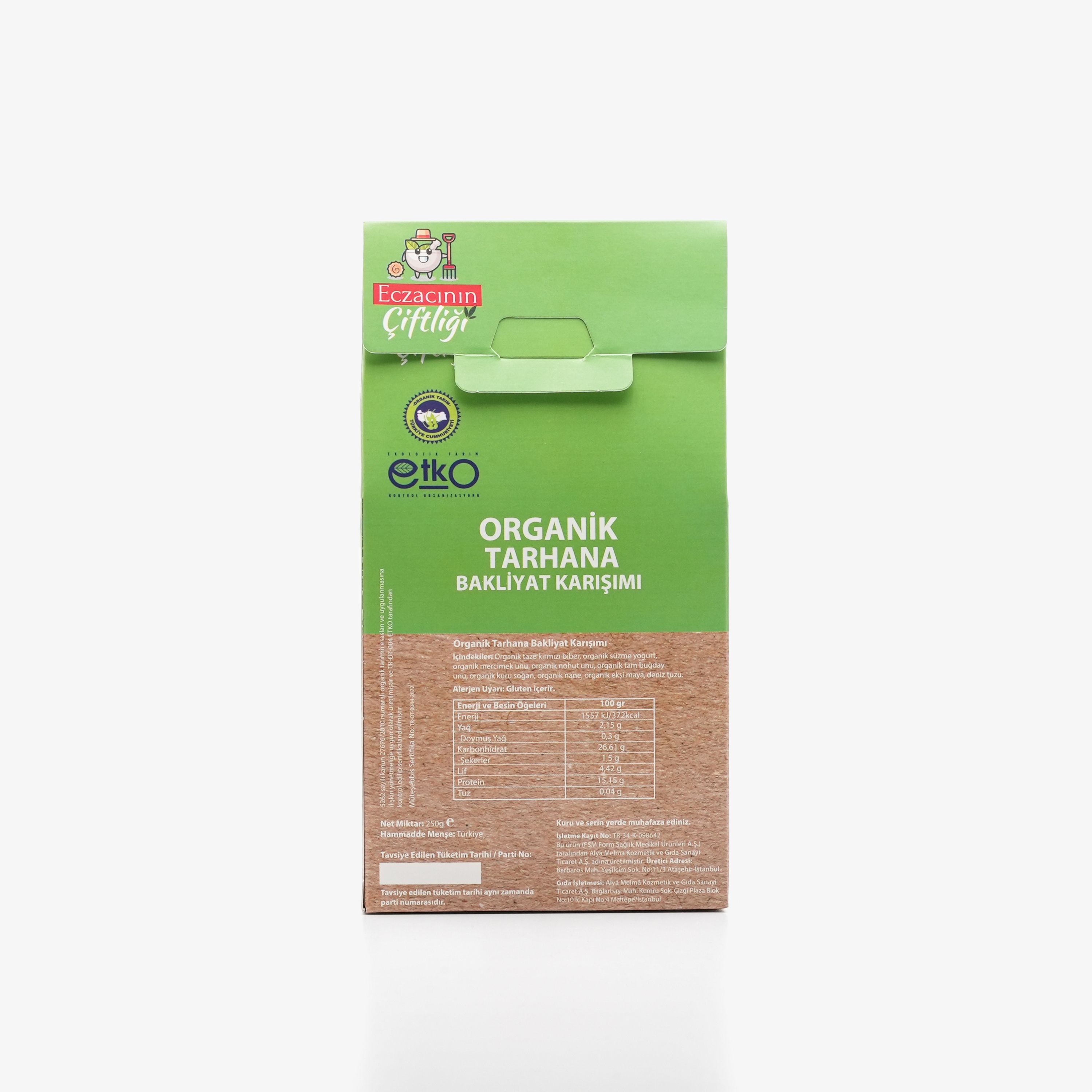 Organik Tarhana Bakliyat Karışımı 250g