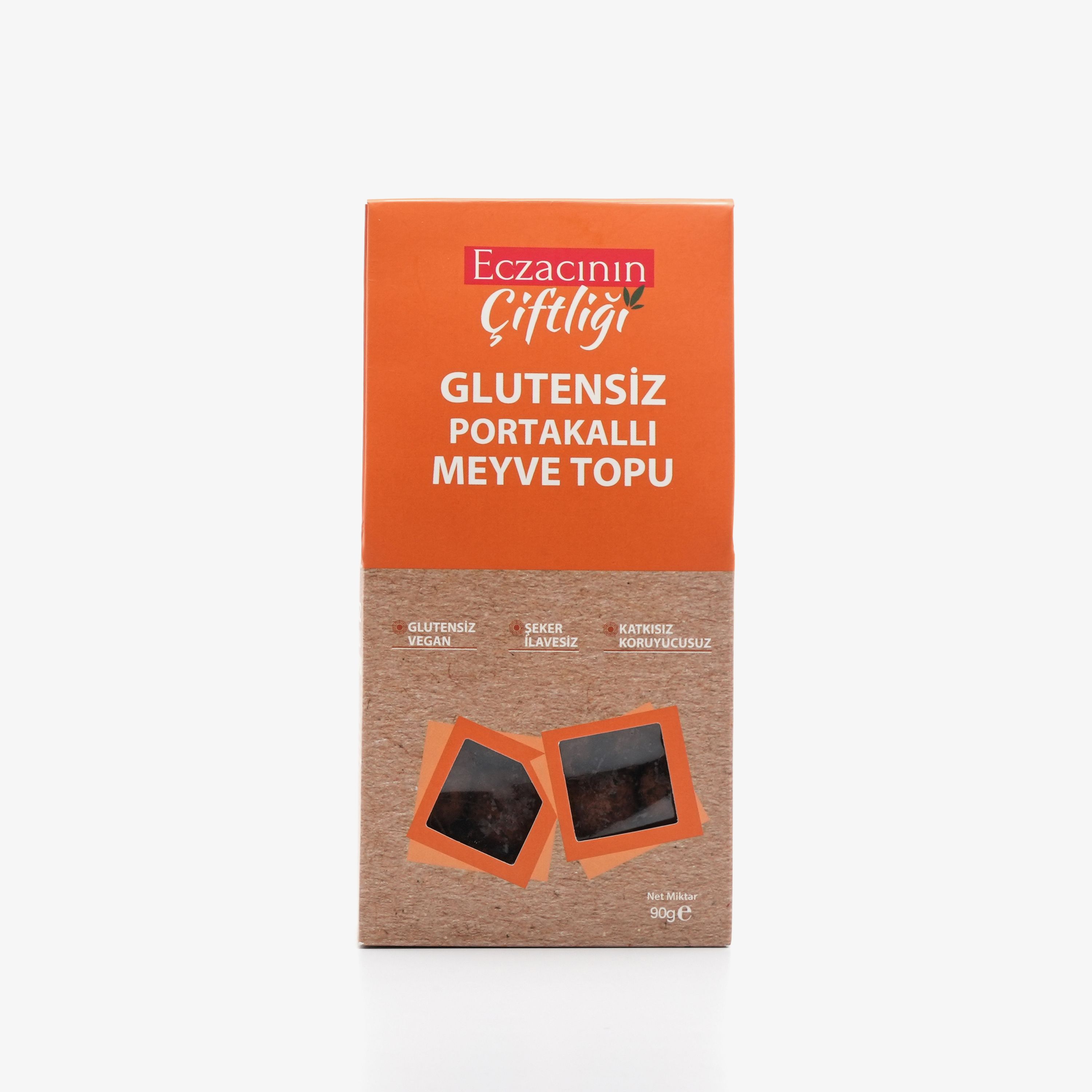 Glutensiz Portakallı Meyve Topu 90g