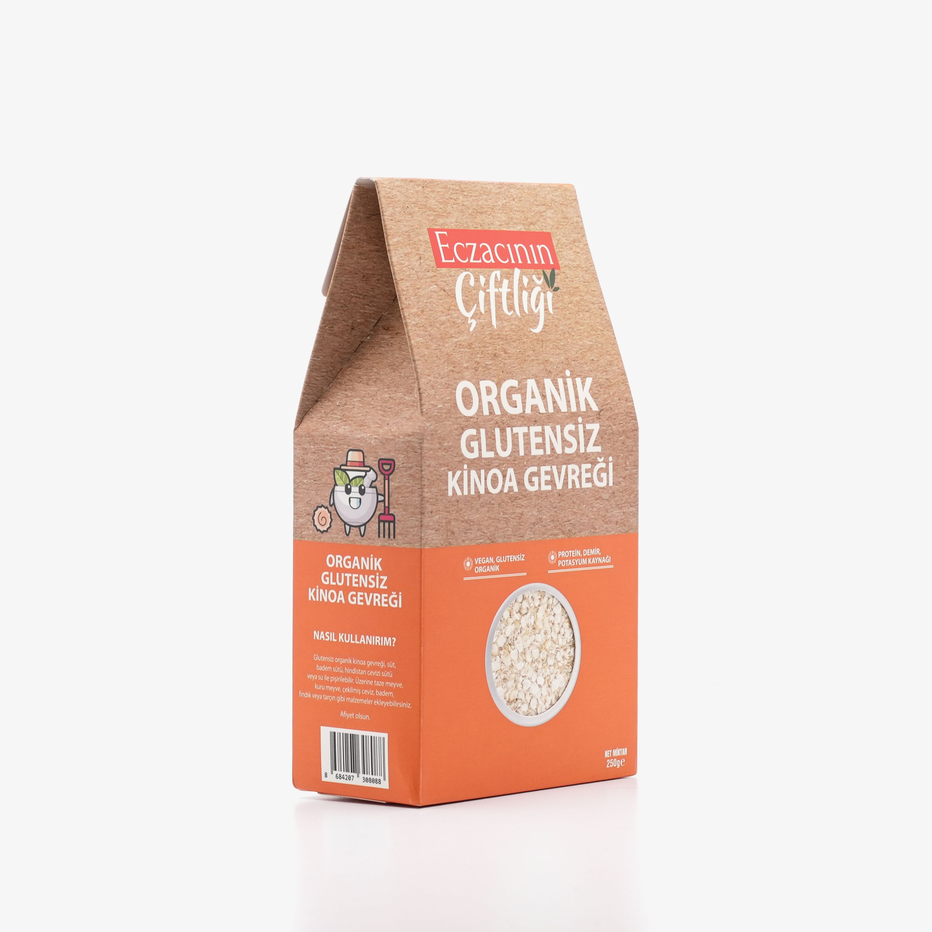 Glutensiz Organik Kinoa Gevreği 250g