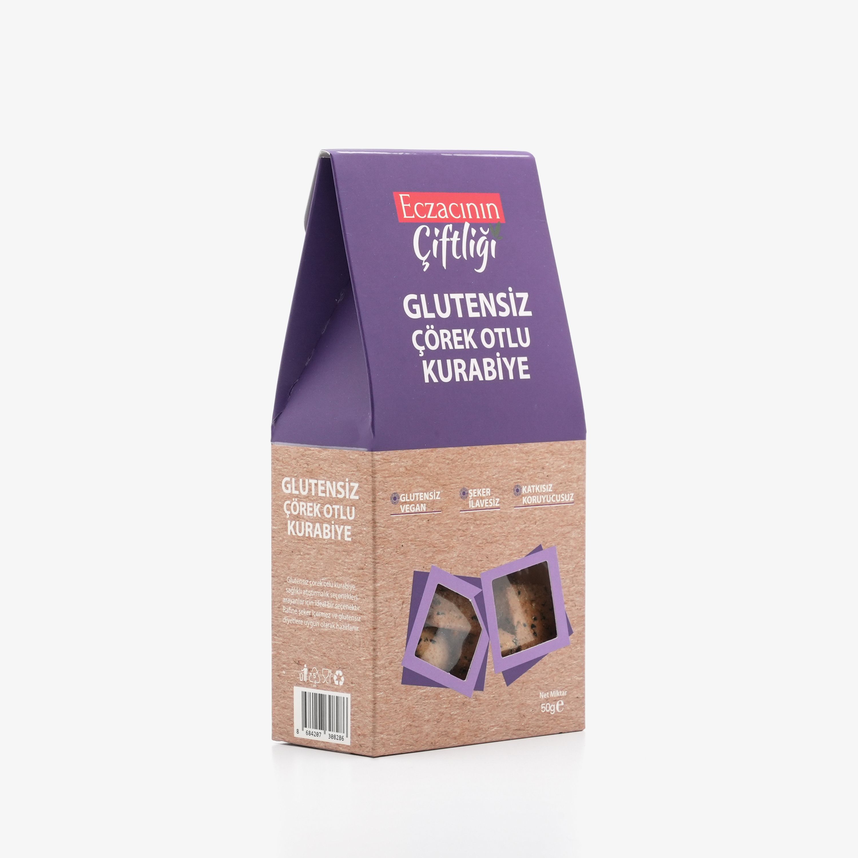 Glutensiz Çörek Otlu Kurabiye 50g