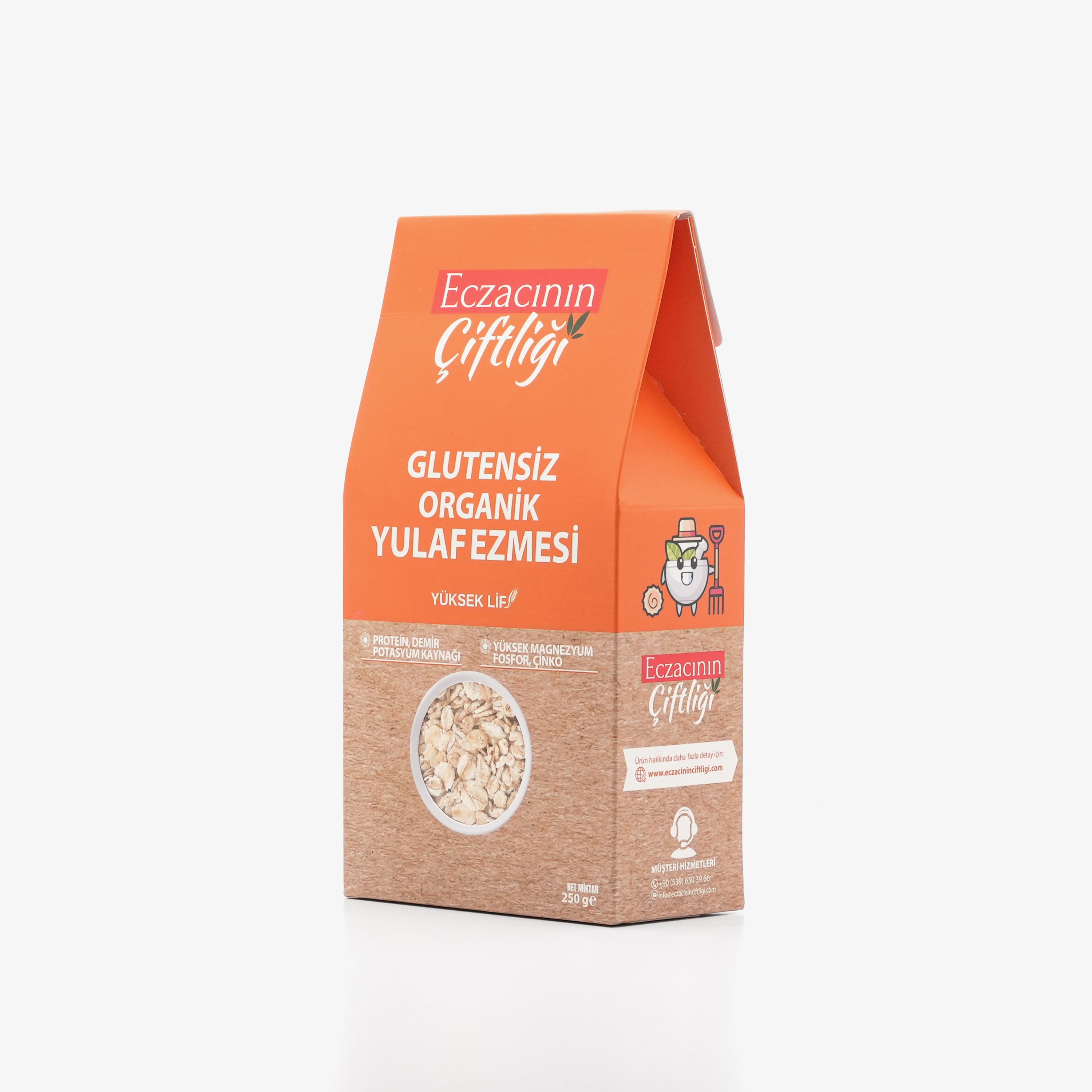 Glutensiz Organik Yulaf Ezmesi 250g