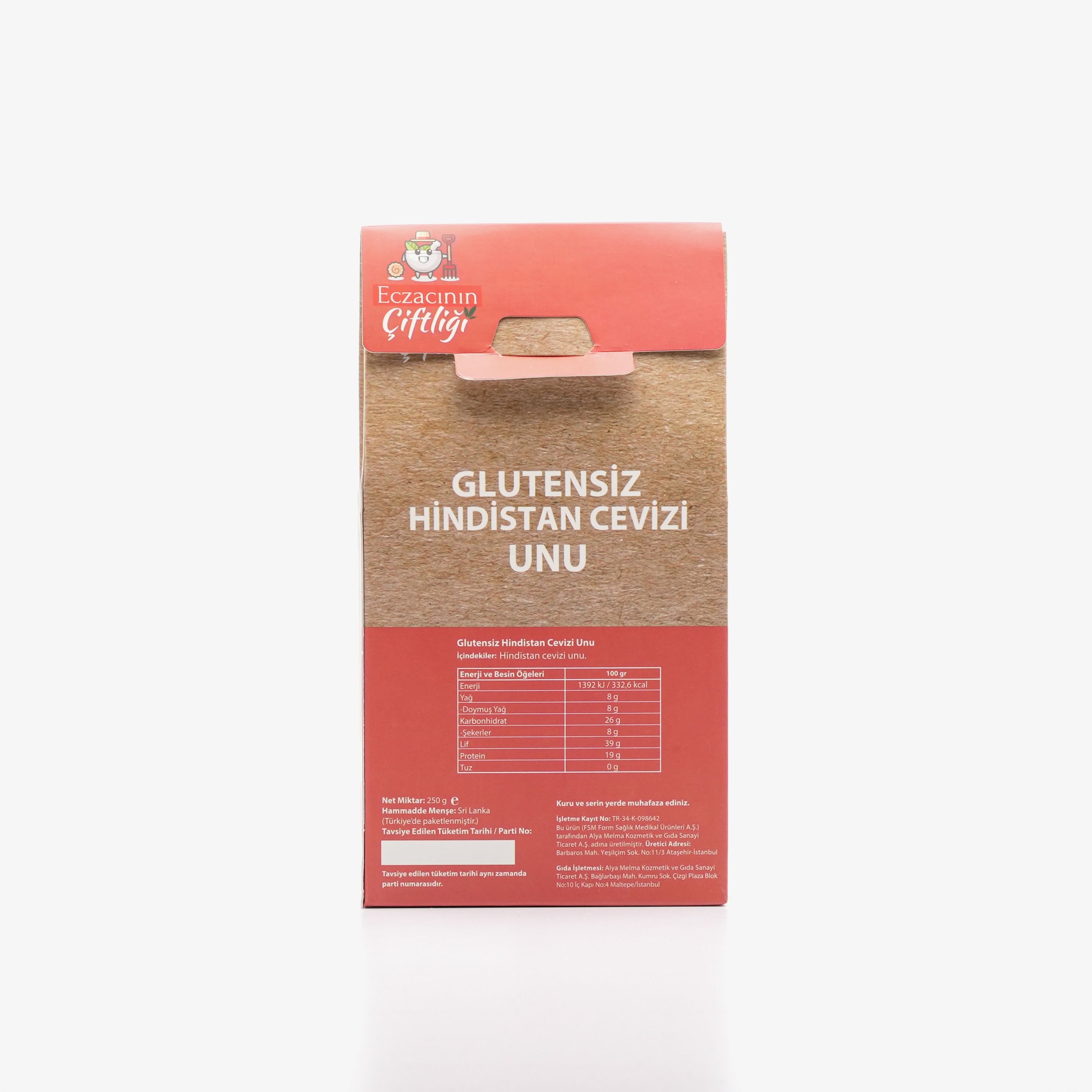 Glutensiz Hindistan Cevizi Unu 250g