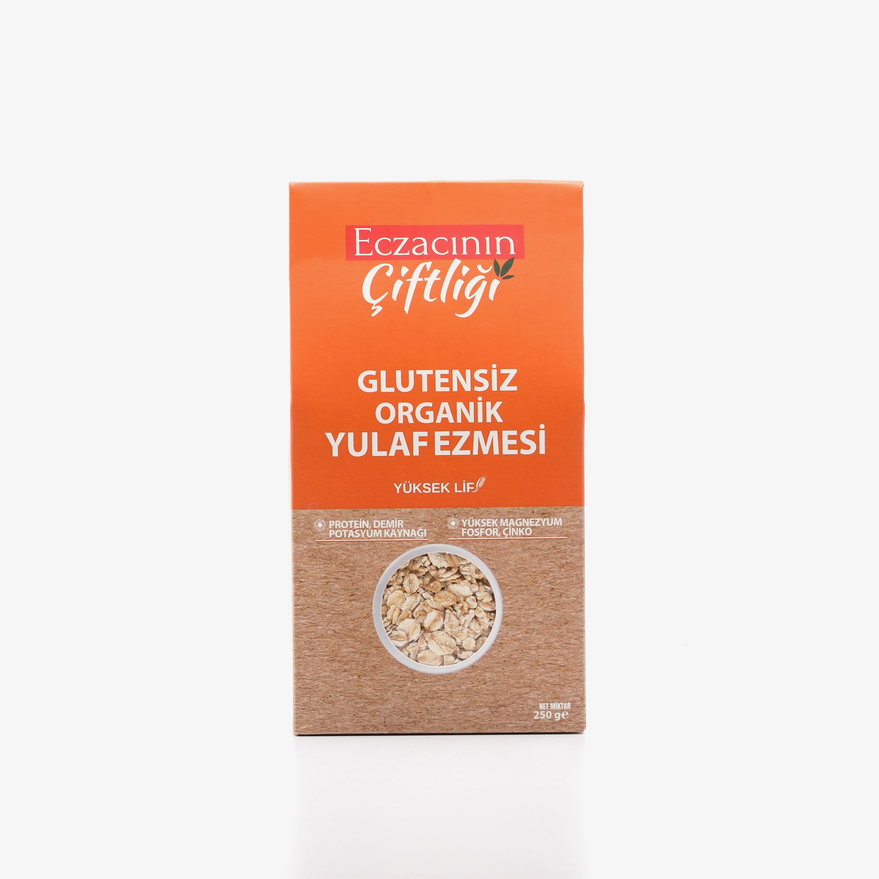 Glutensiz Organik Yulaf Ezmesi 250g