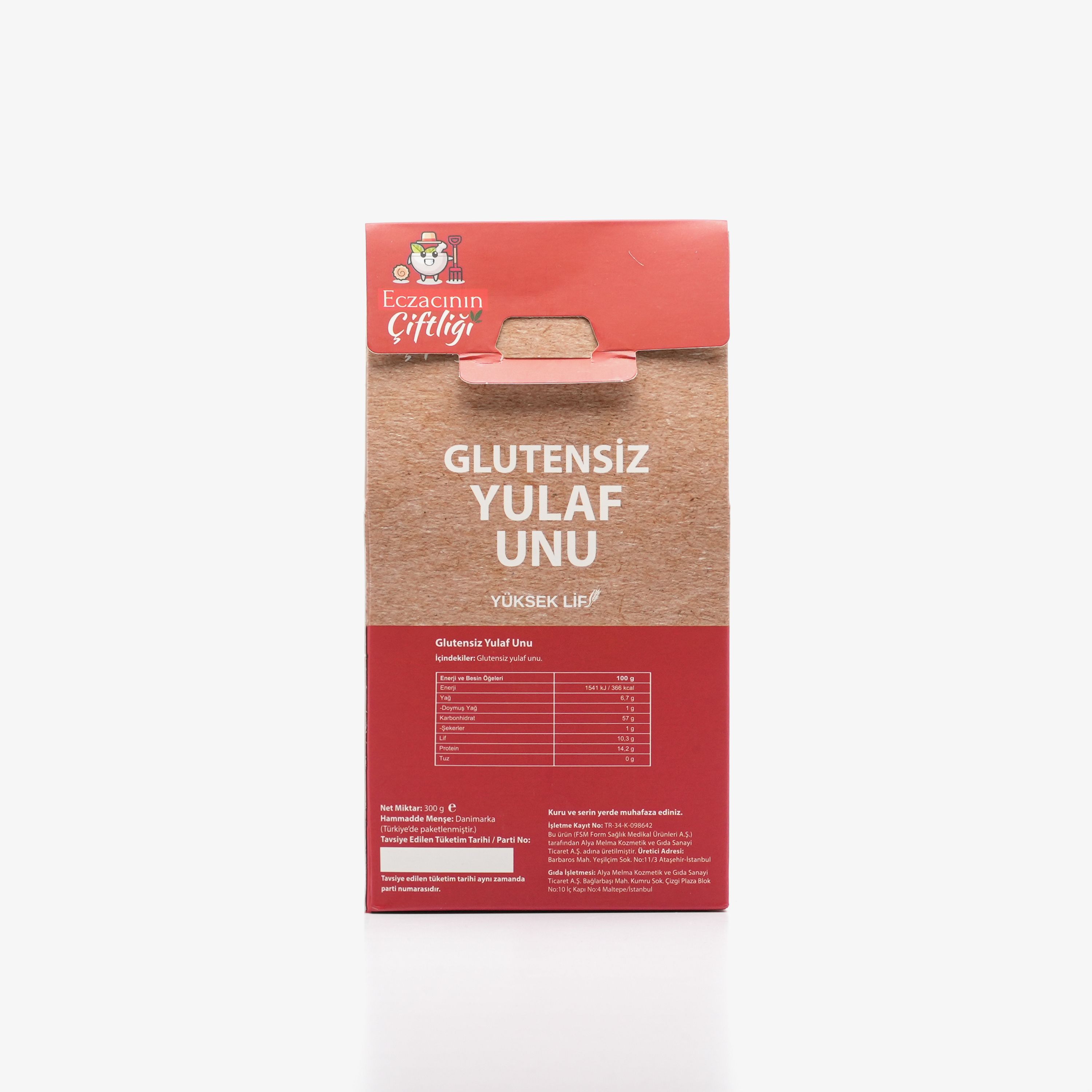 Glutensiz Yulaf Unu 300g