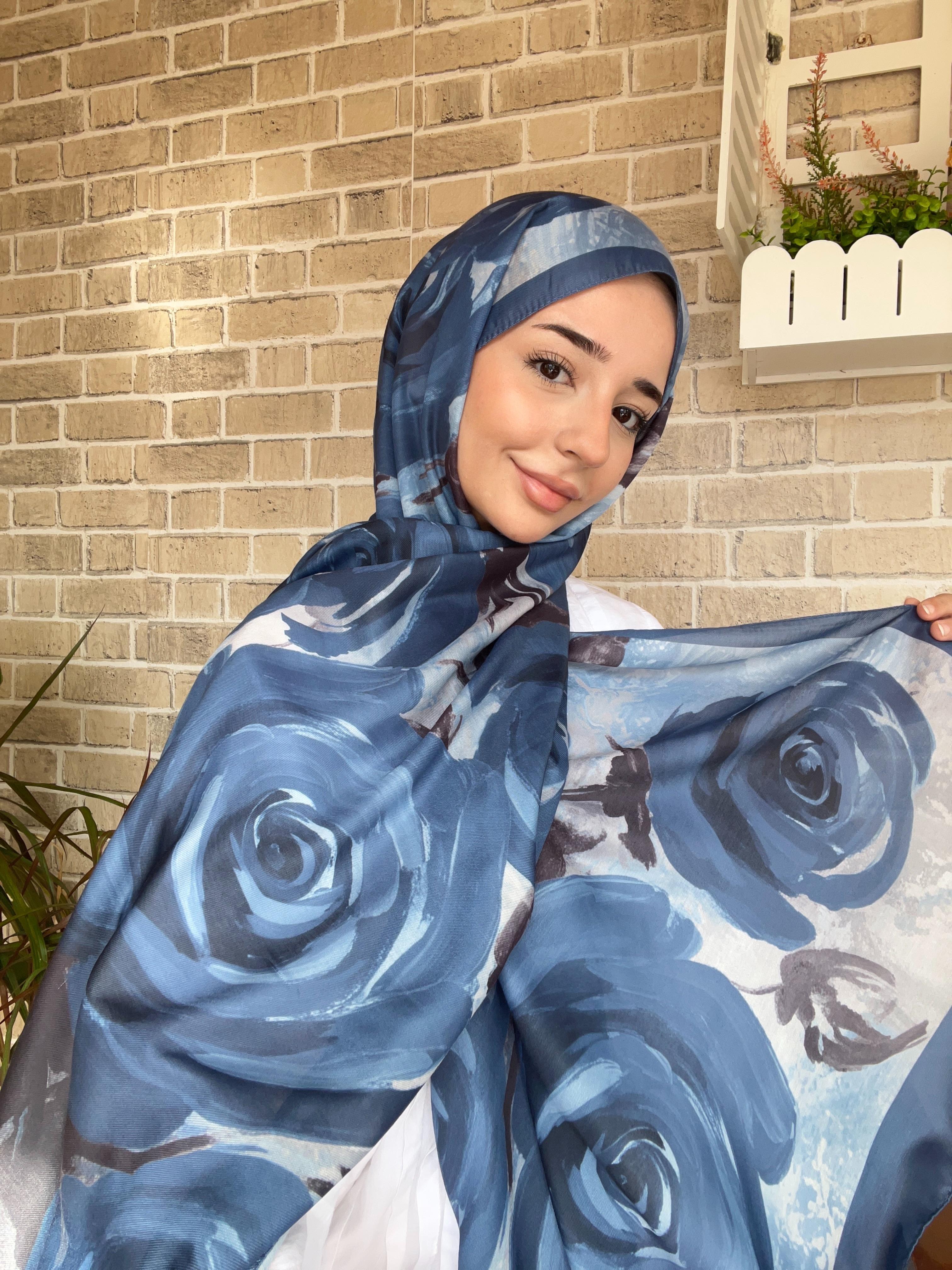 Gülzar Mavi Şal