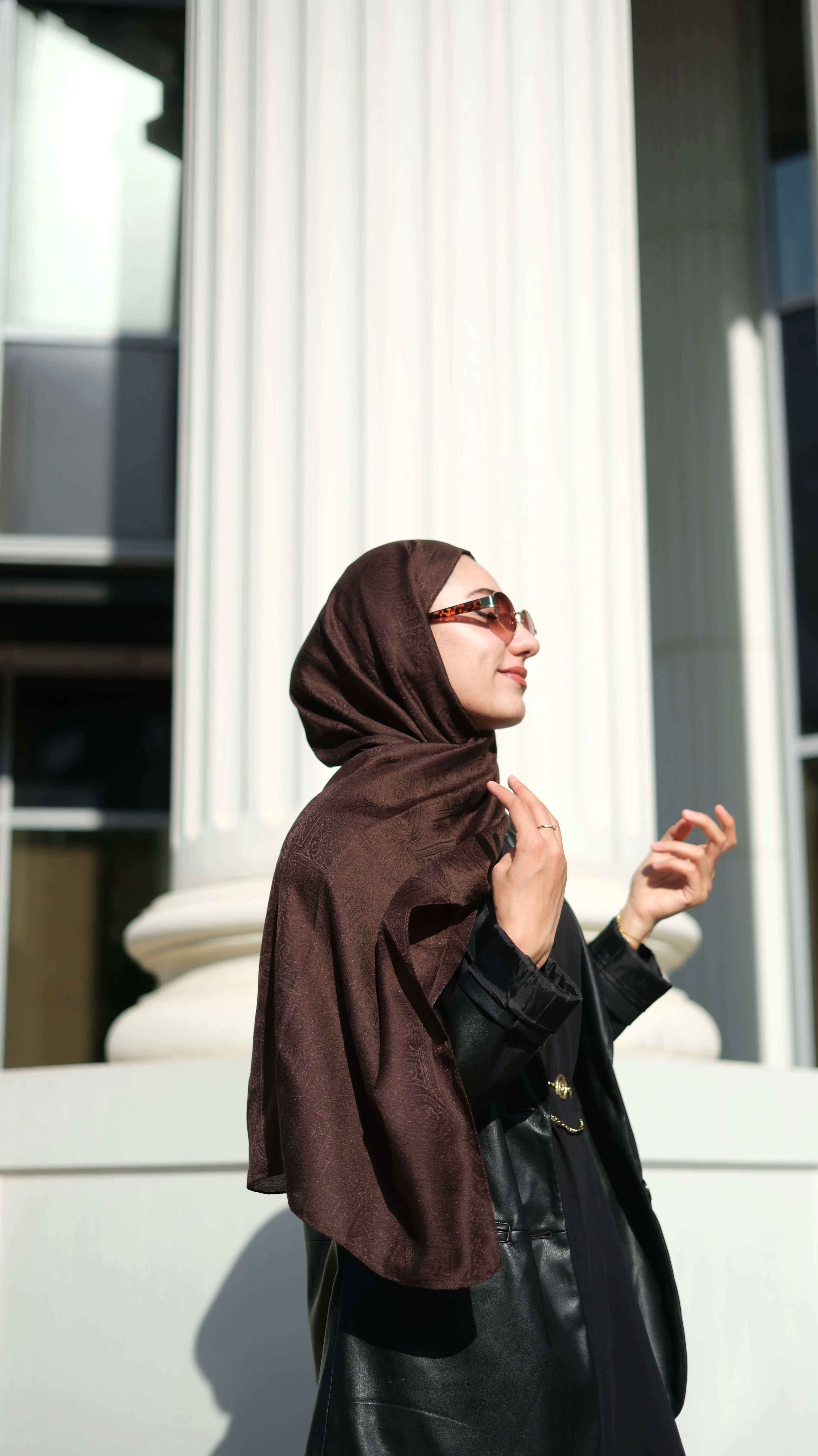 Barok Acı Kahve Şal