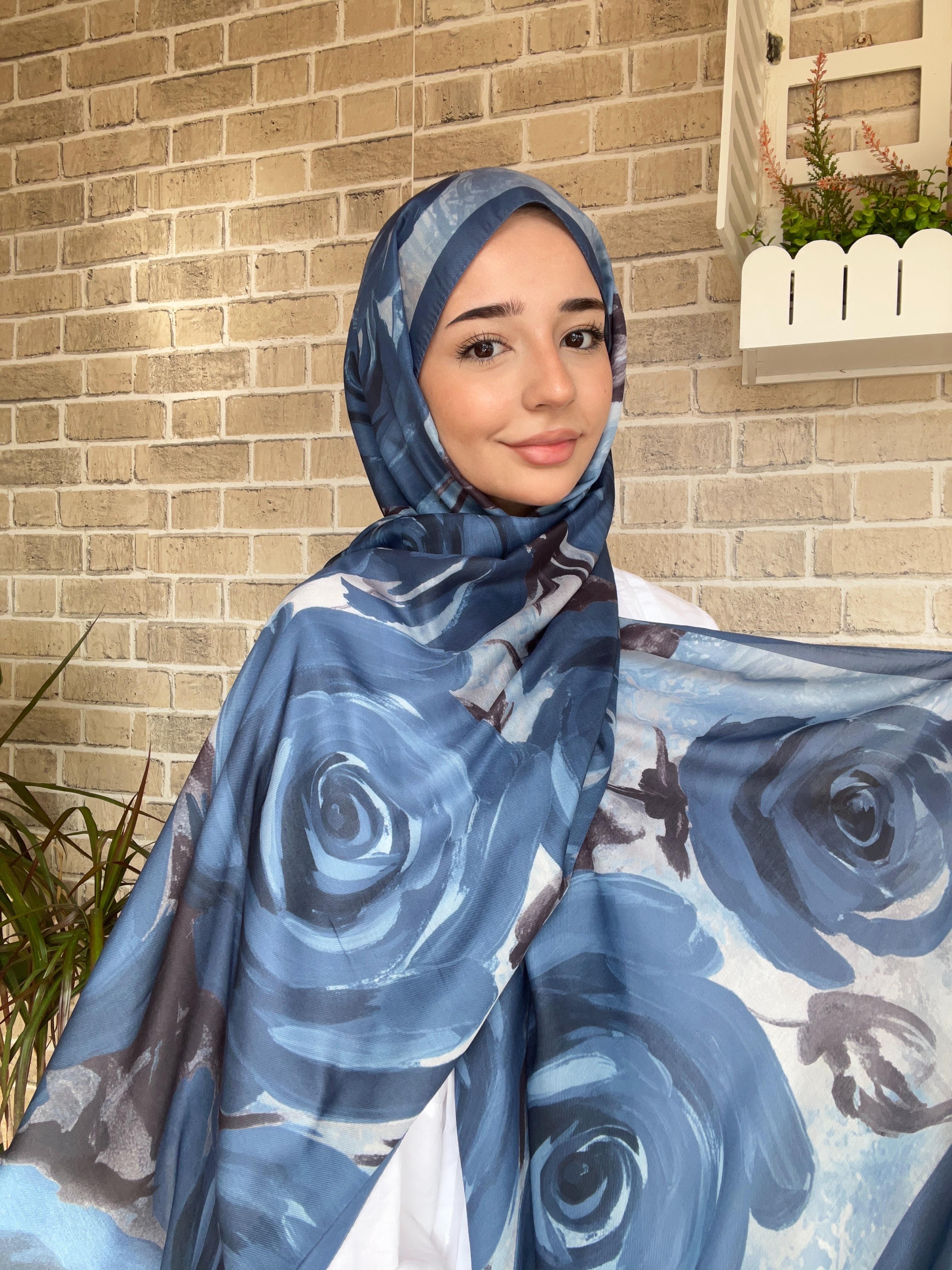Gülzar Mavi Şal