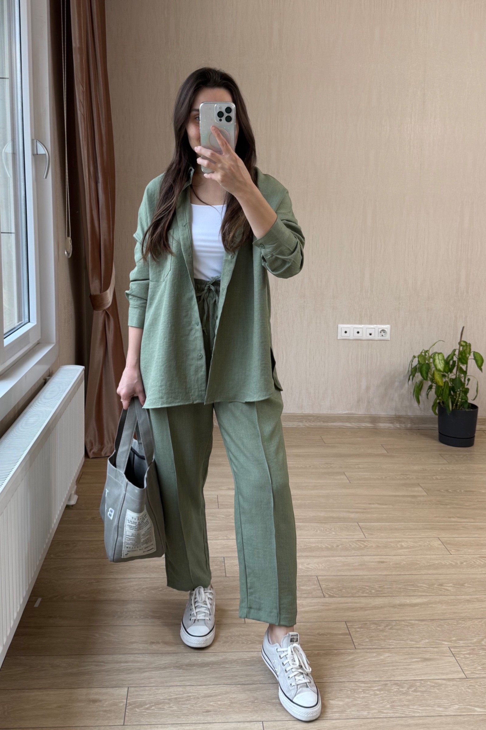 Elya Keten Kumaş Takım