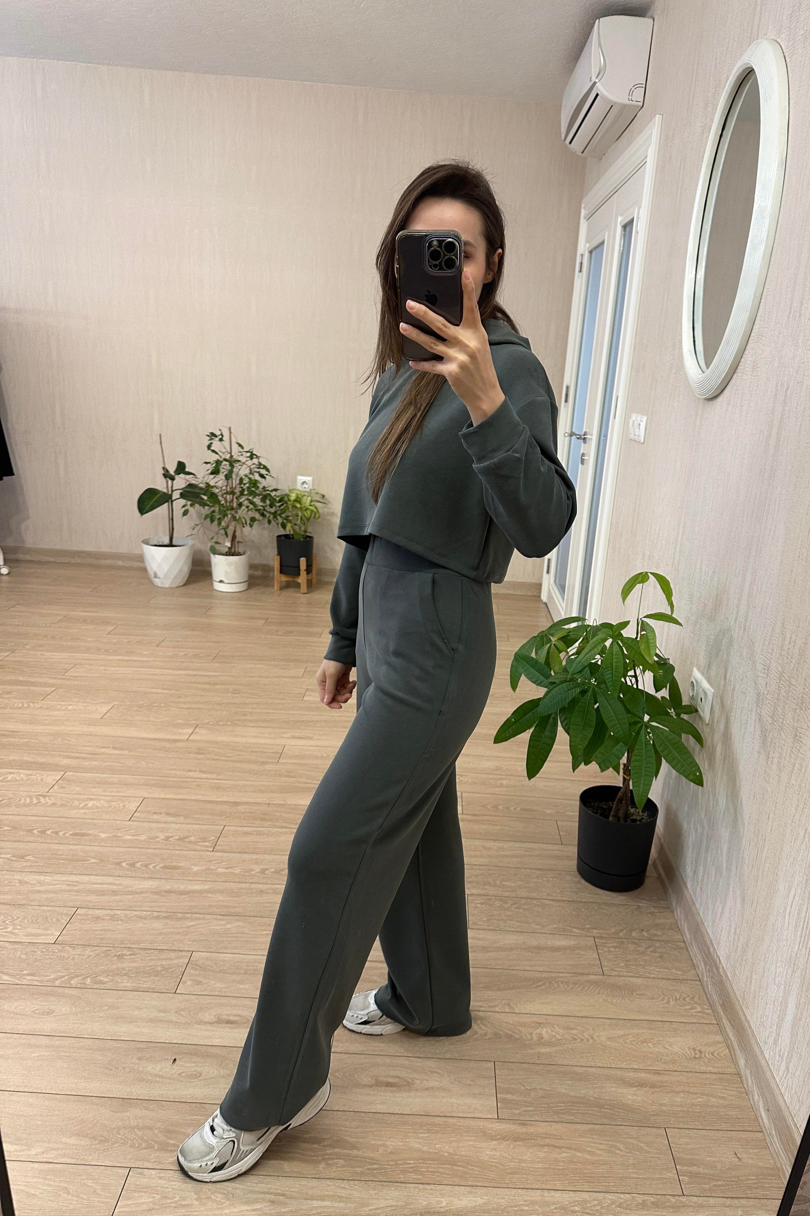Liva Orj Oysh Modal Kumaş Takım - Haki