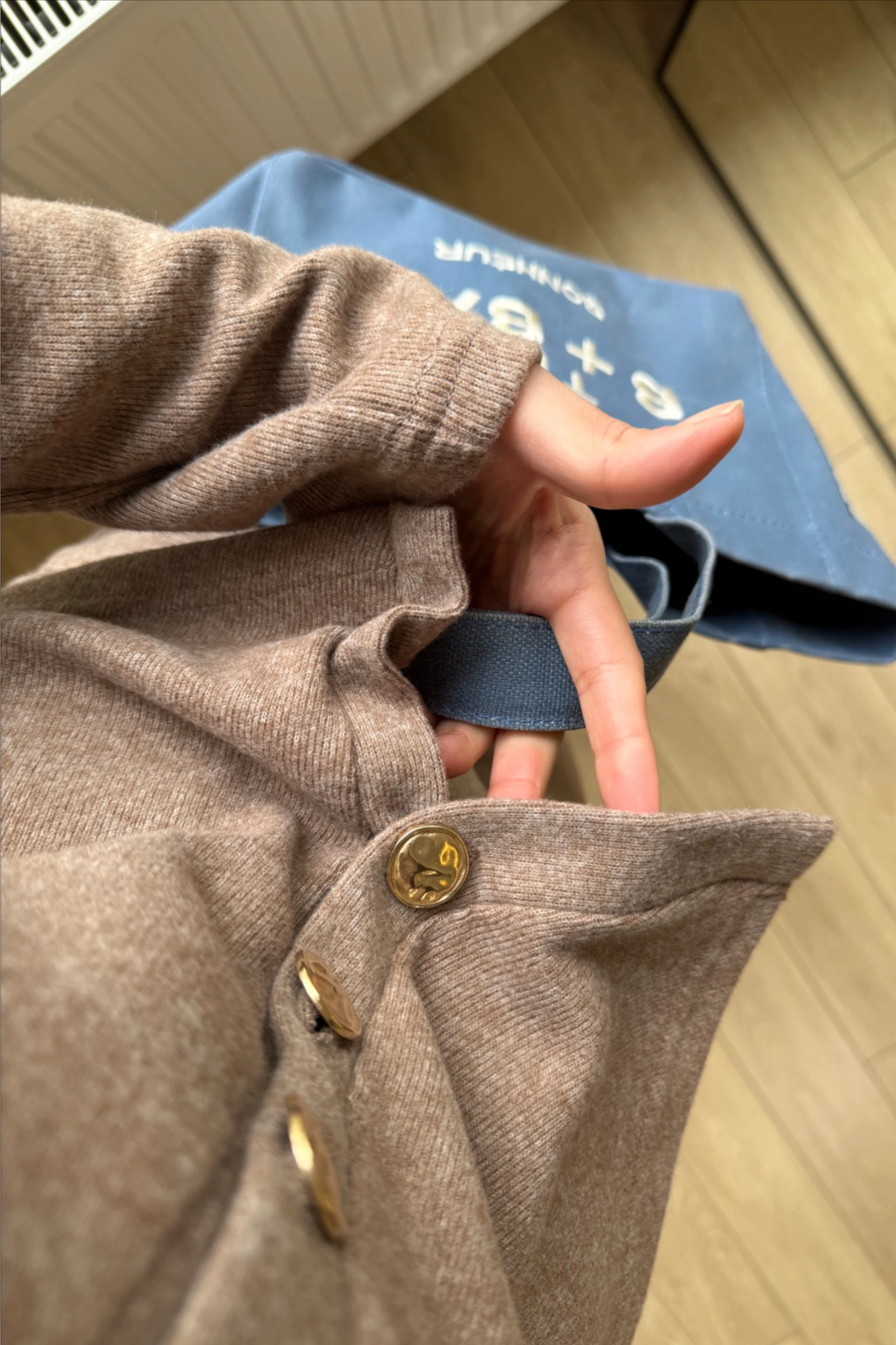 Vanessa Qısaqol Korduroy Kostyum - Nanə Yaşıl - Kahverengi