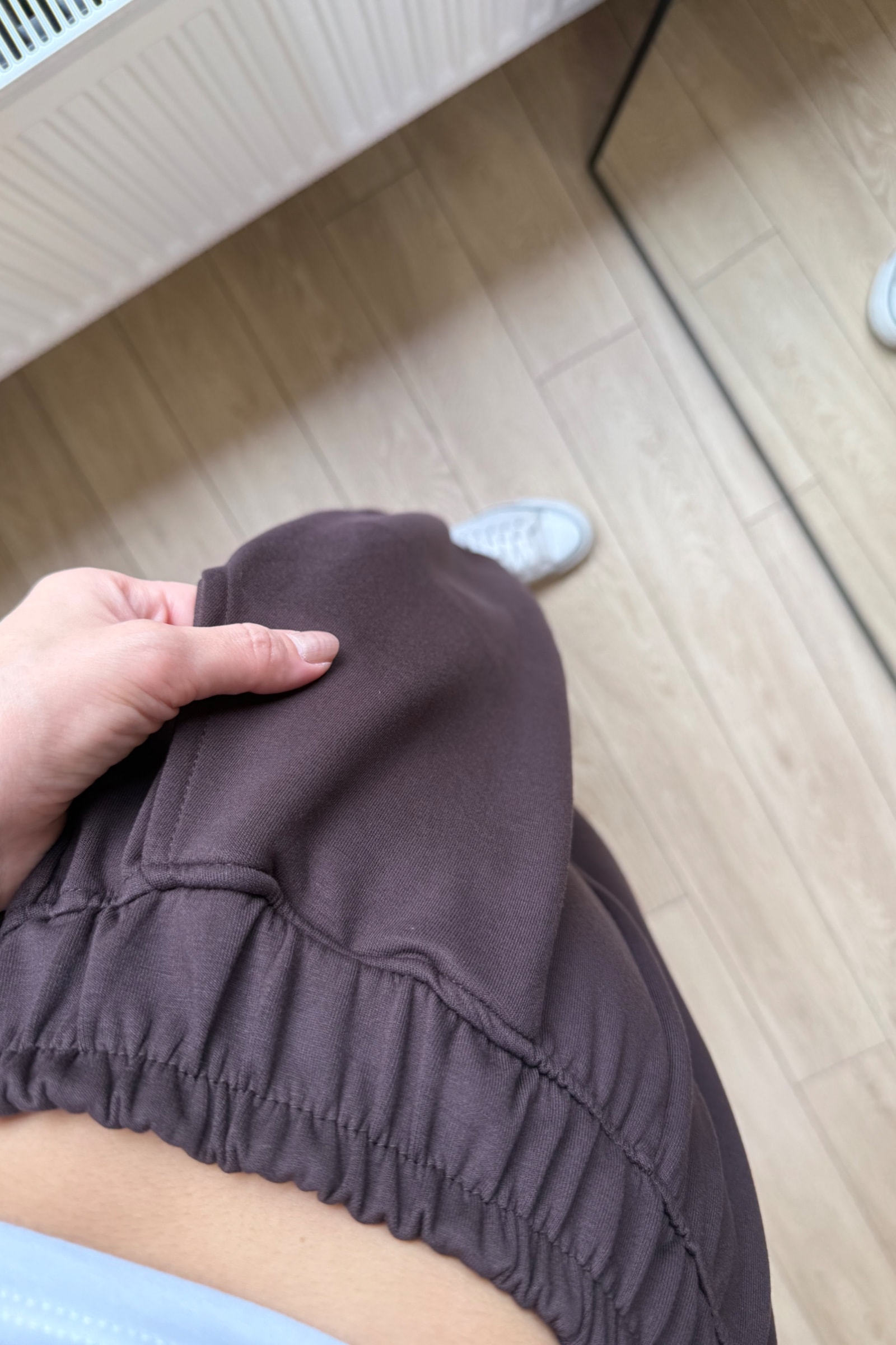  Bizy Modal Kumaş Eşofman Altı - Kahverengi