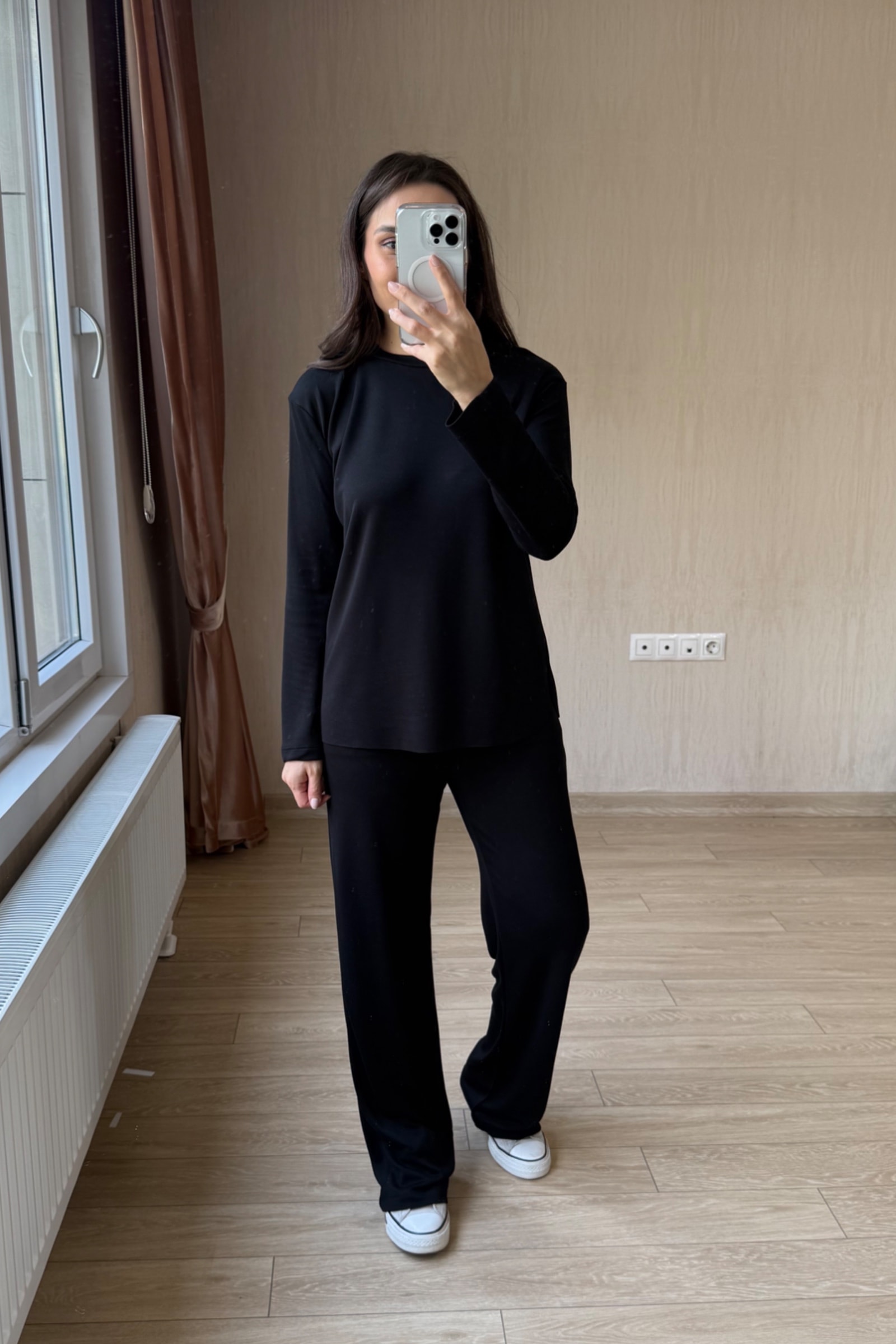 Boss Dumanlı Orj Modal Parça Krop Dəsti