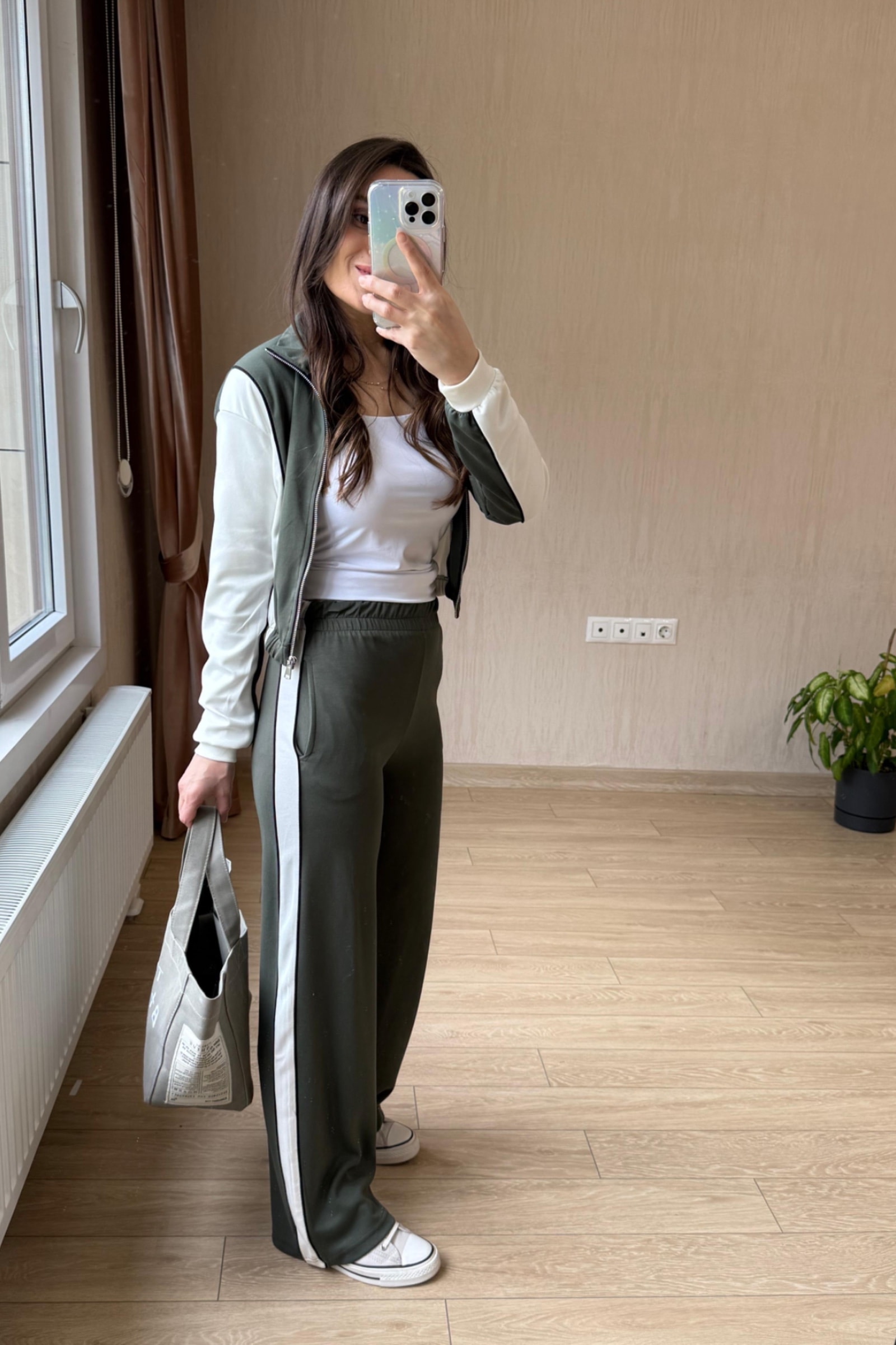 Larin  Modal Kumaş Eşofman Takım - Haki