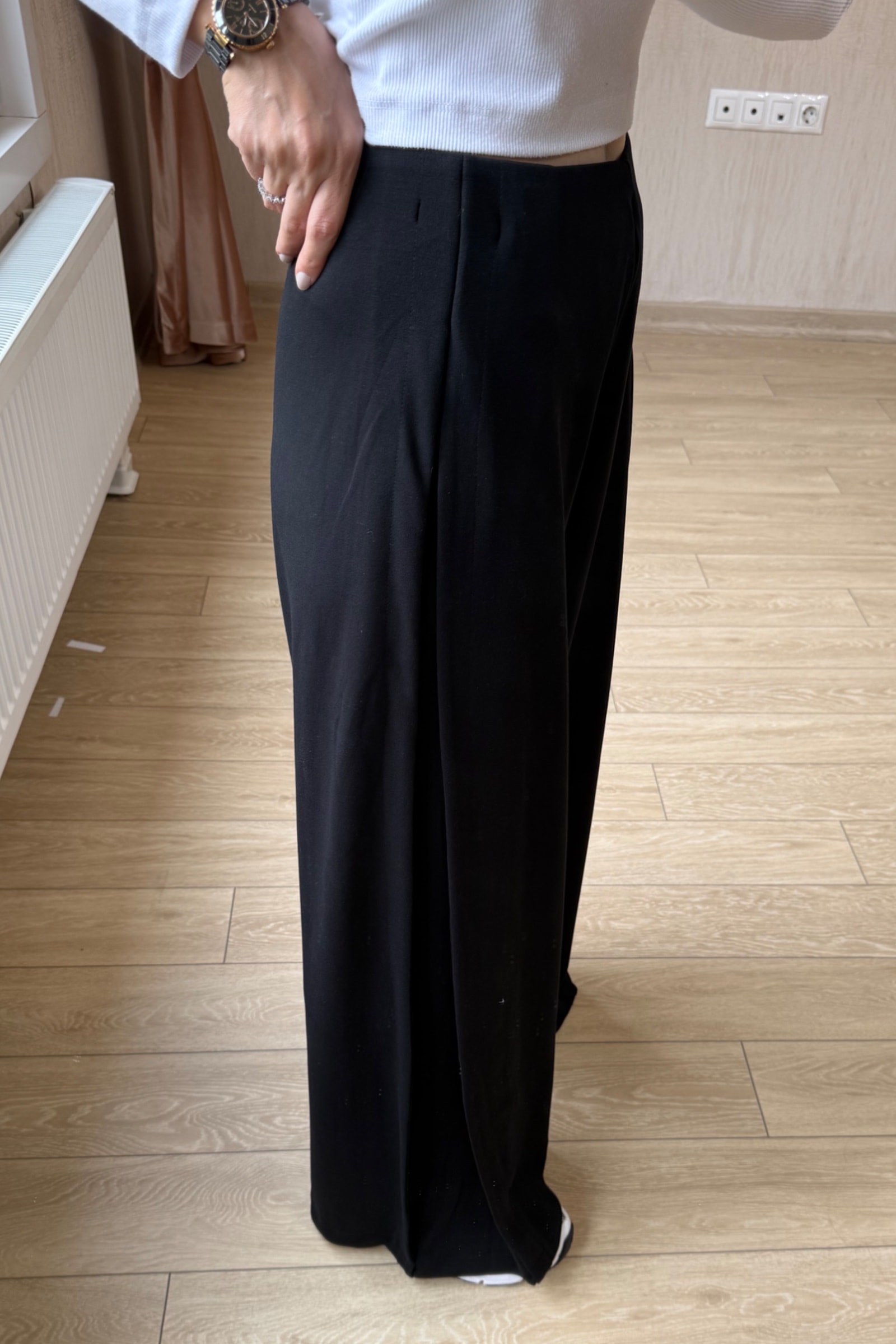  Elodie Orj Oysh Modal Kumaş Wid-Leg Pantolon 